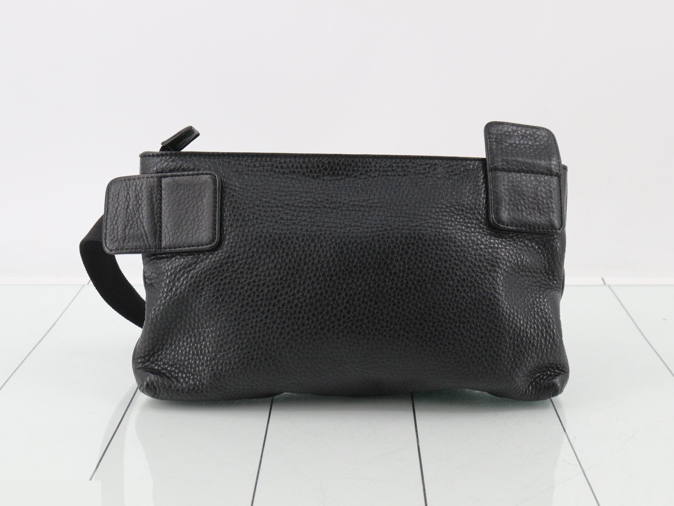 Shoulder bag, leather, black — view 2
