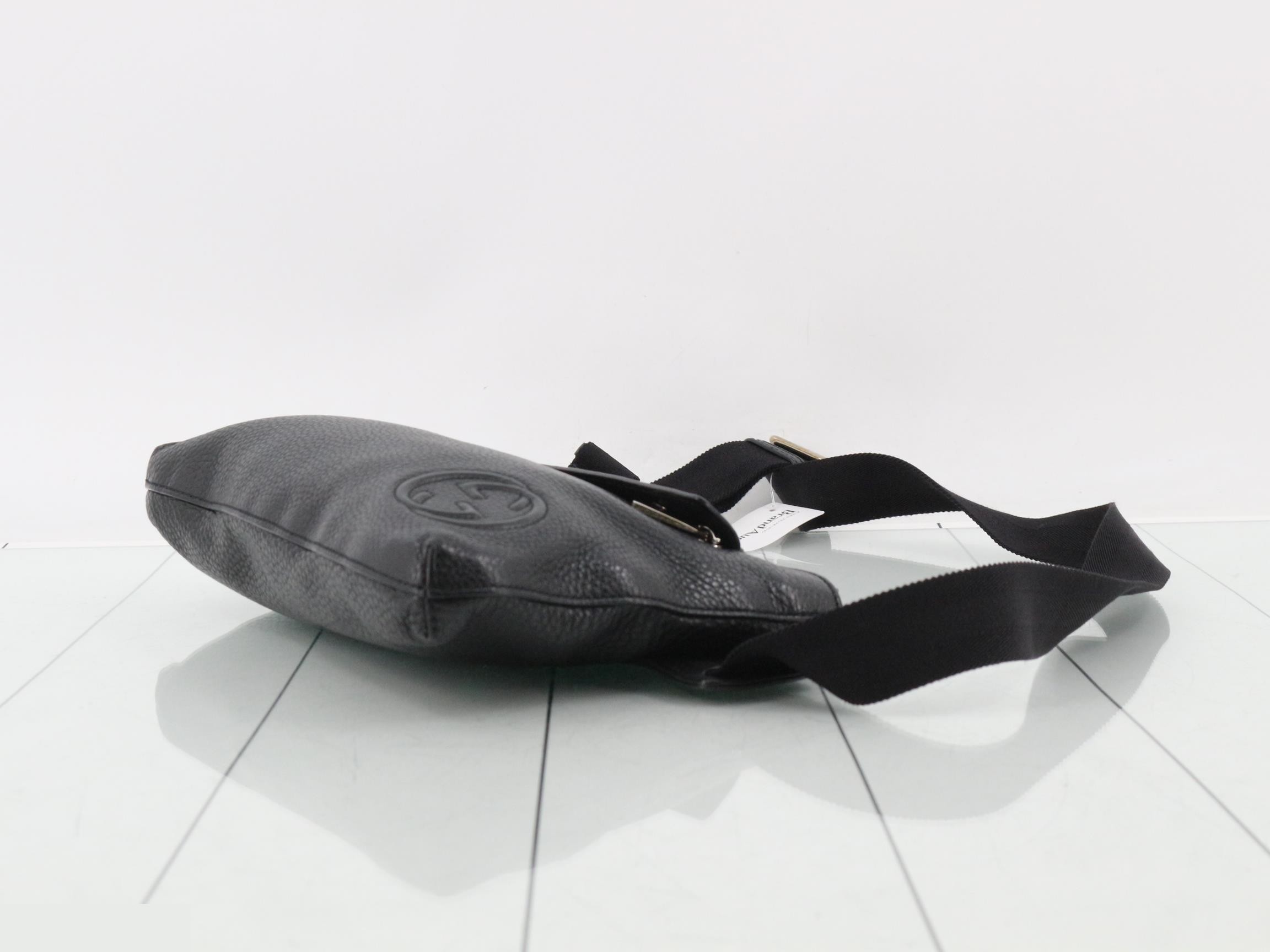 Shoulder bag, leather, black — view 6