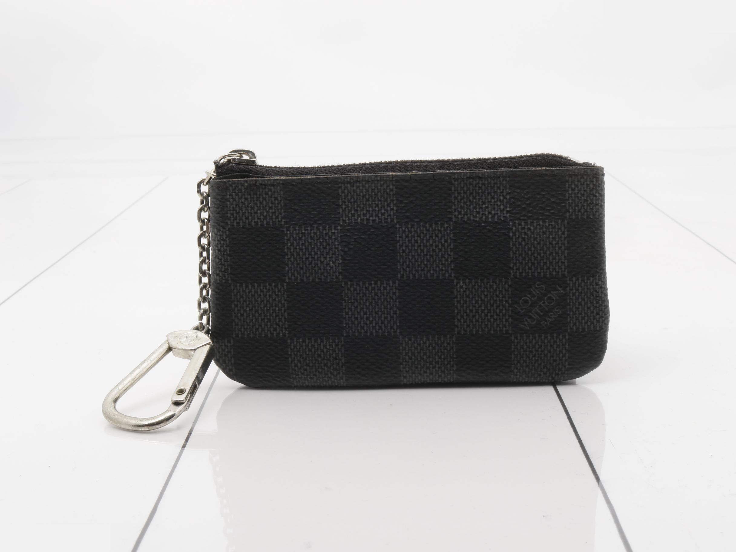 Damier Graphite Pochette Clé Coin Case