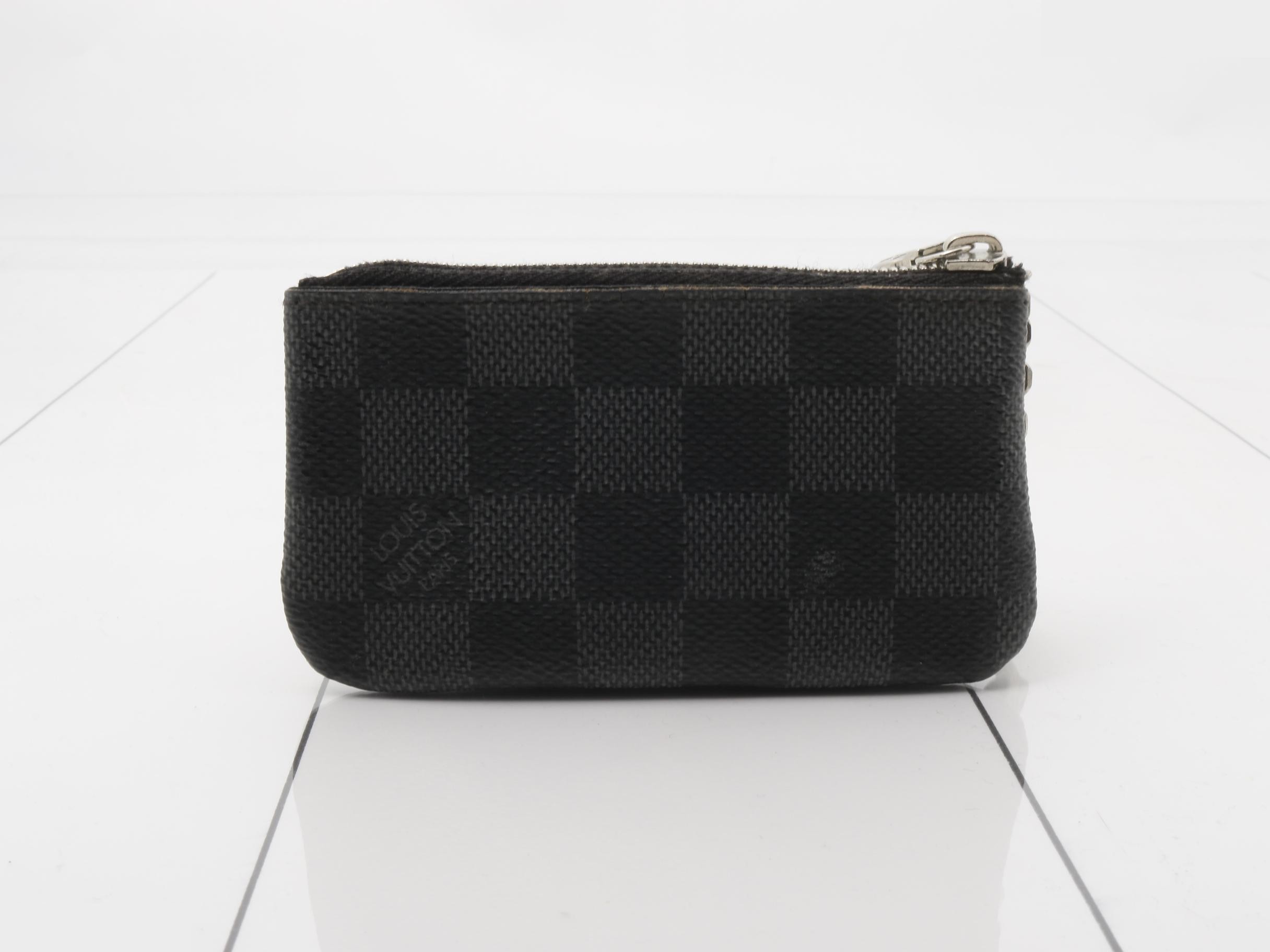 Damier Graphite Pochette Clé Coin Case — view 2