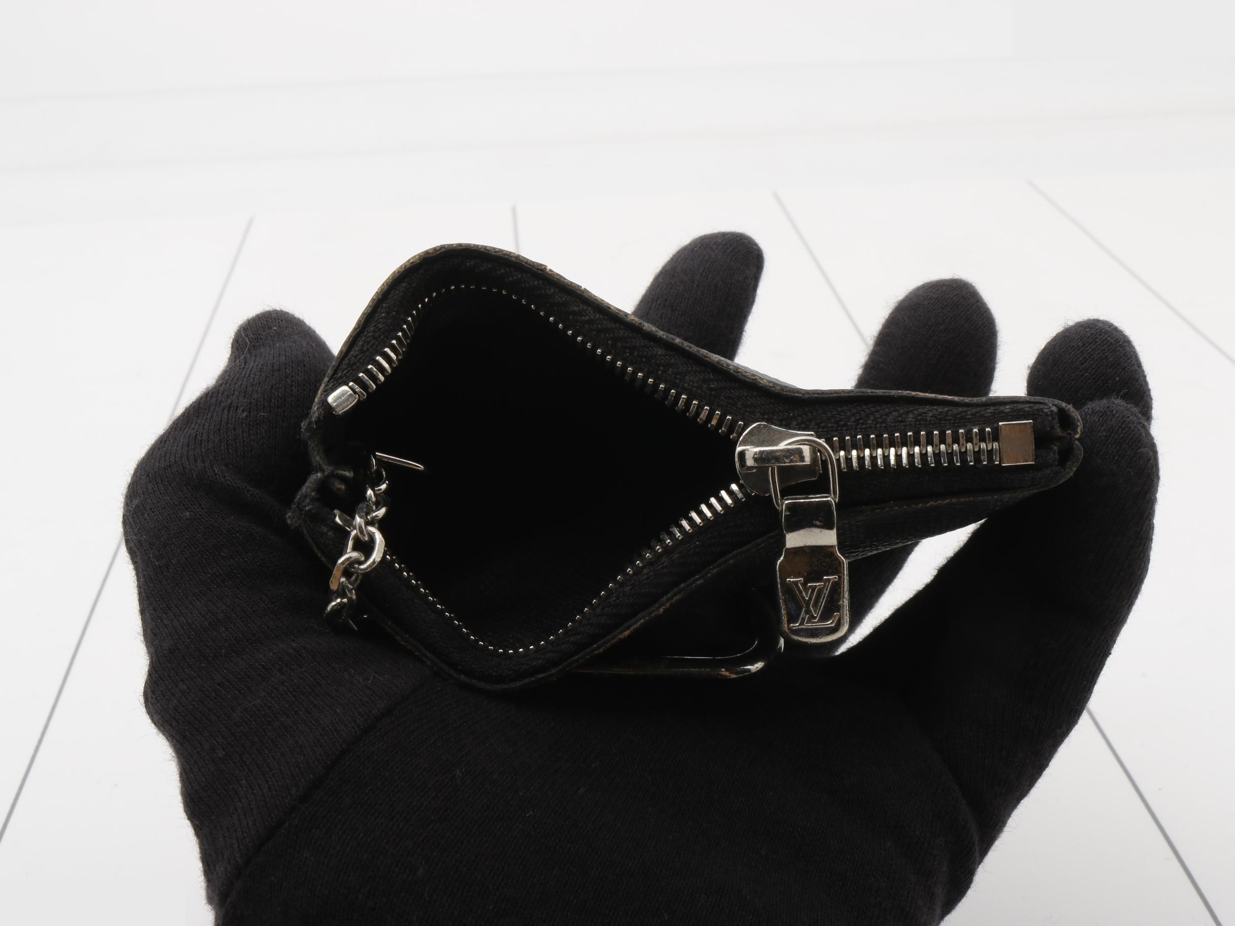 Damier Graphite Pochette Clé Coin Case — view 4