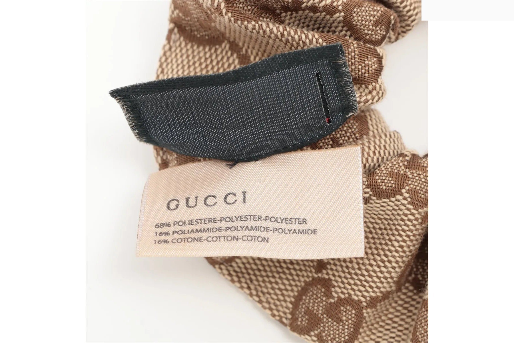 GG Canvas Scrunchie Hair Tie Hair Accessory — view 4