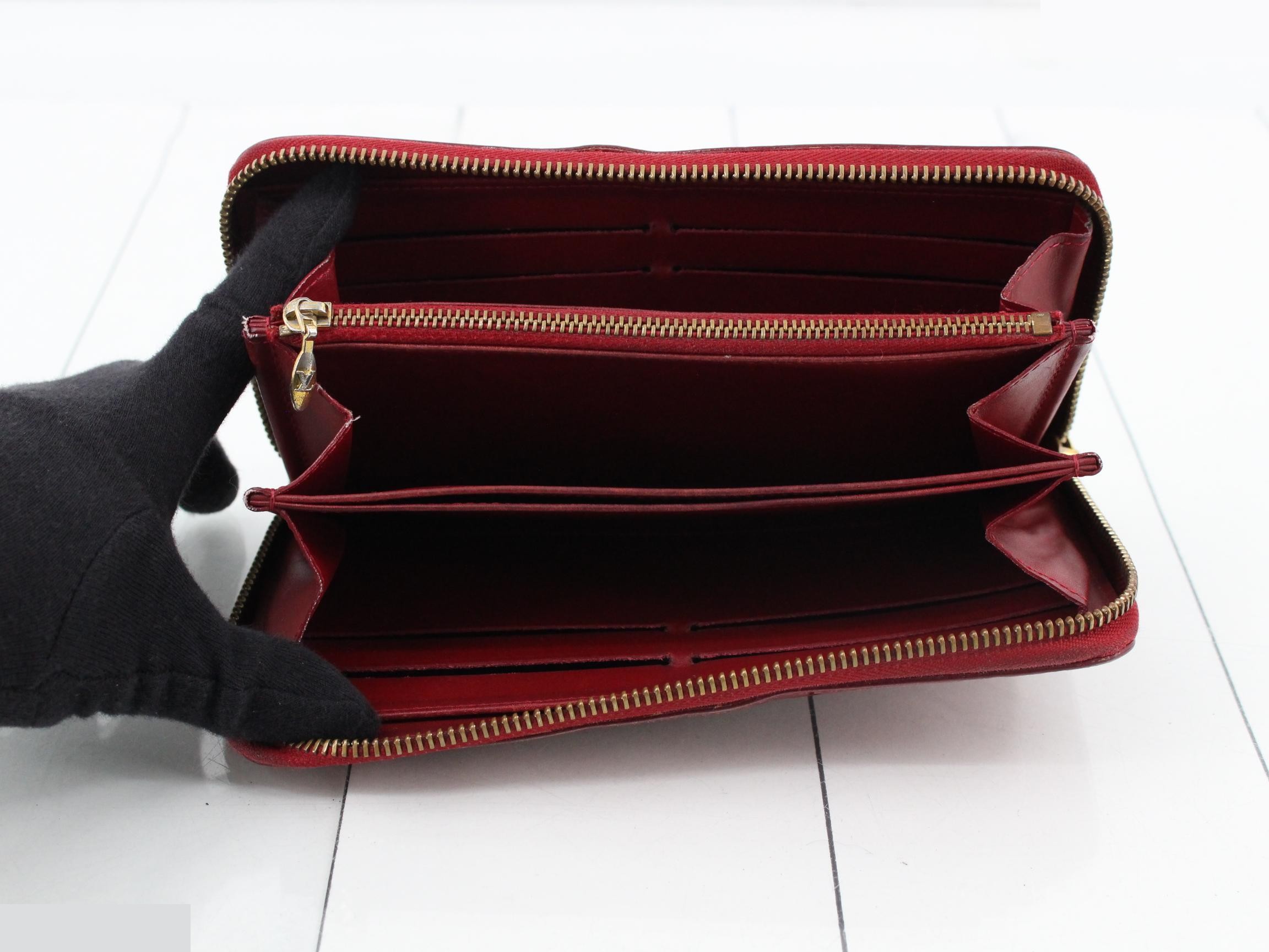 Zippy Wallet Vernis Pomme d'Amour — view 4