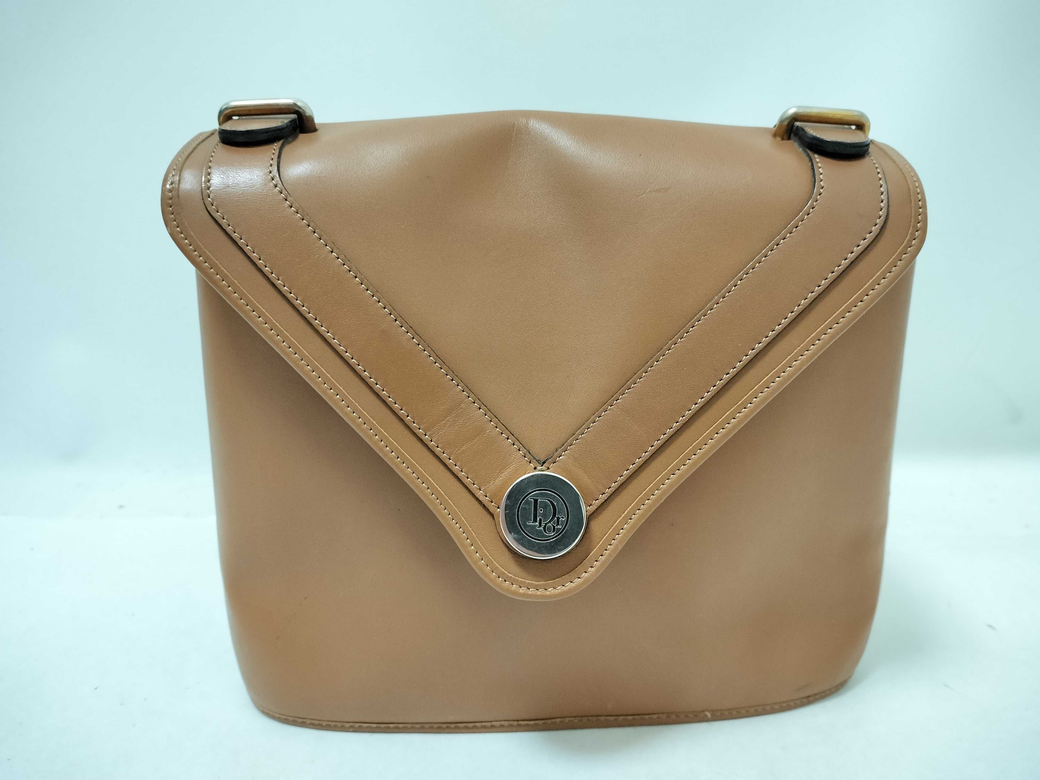shoulder bag, leather, brown.