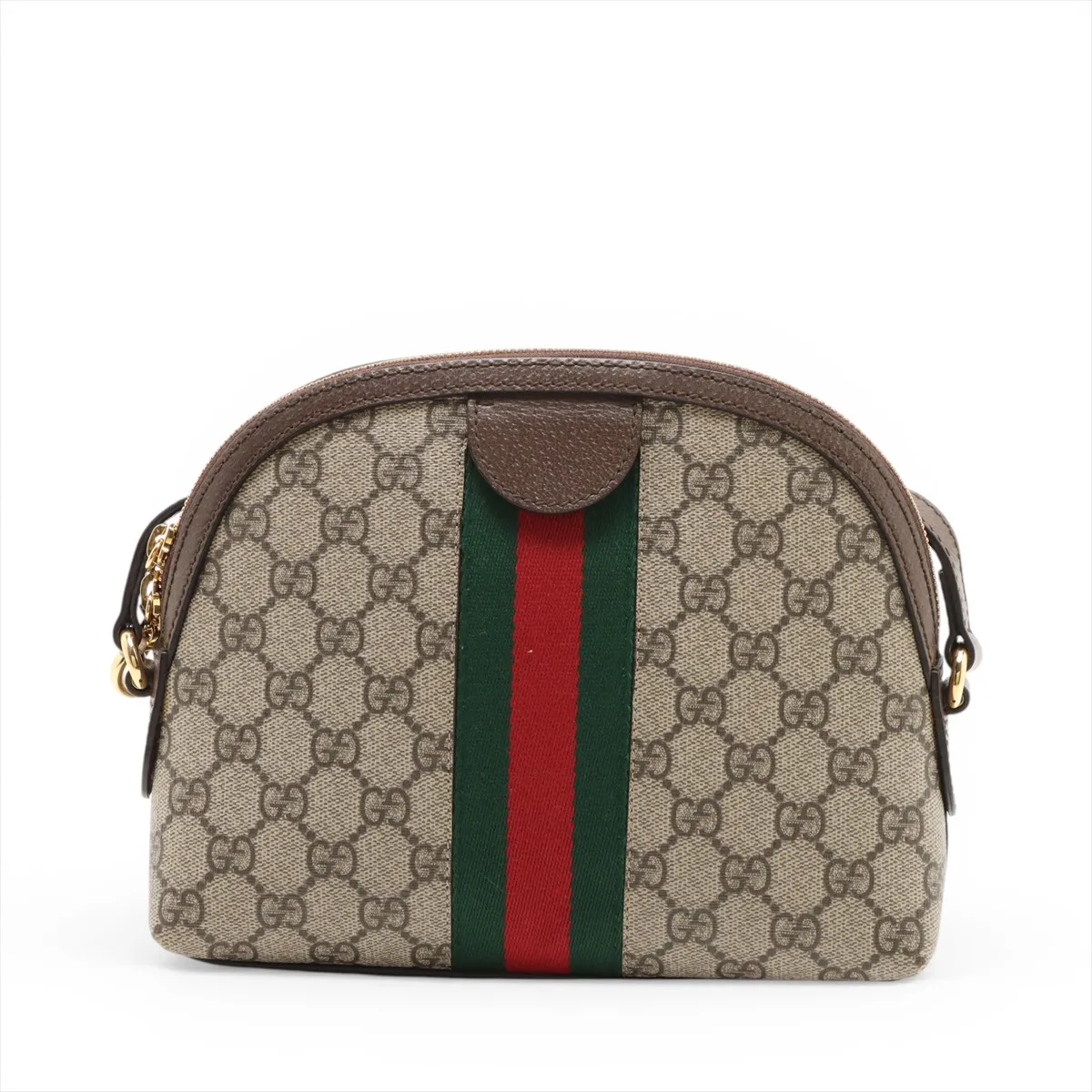 GG Supreme PVC x Leather Shoulder Bag, Beige, 499621 — view 2