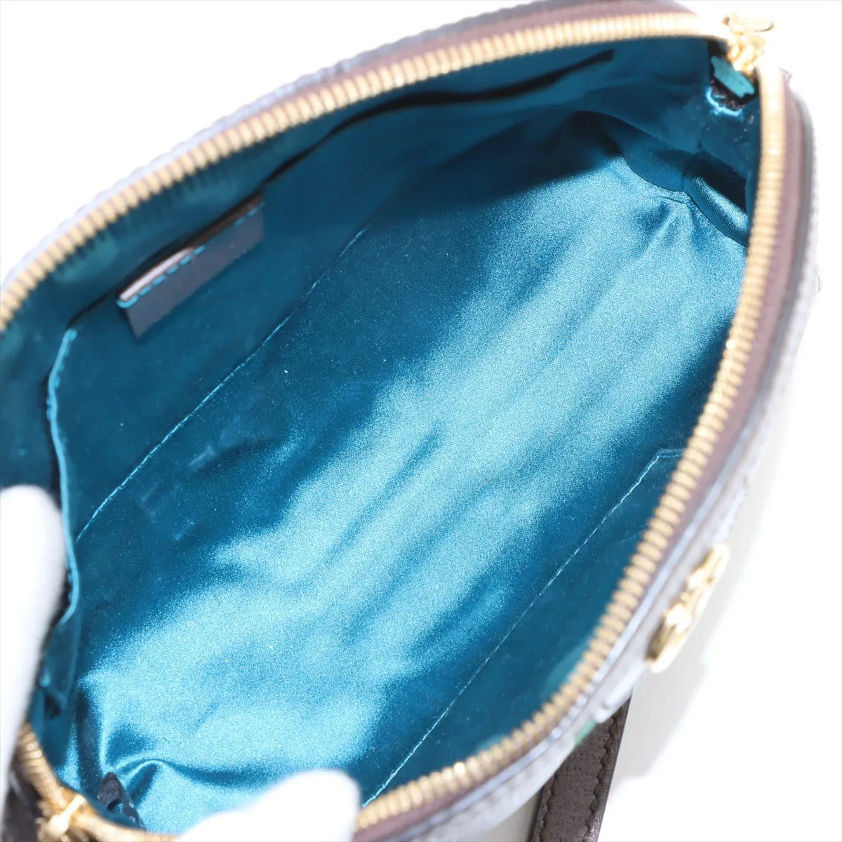 GG Supreme PVC x Leather Shoulder Bag, Beige, 499621 — view 6