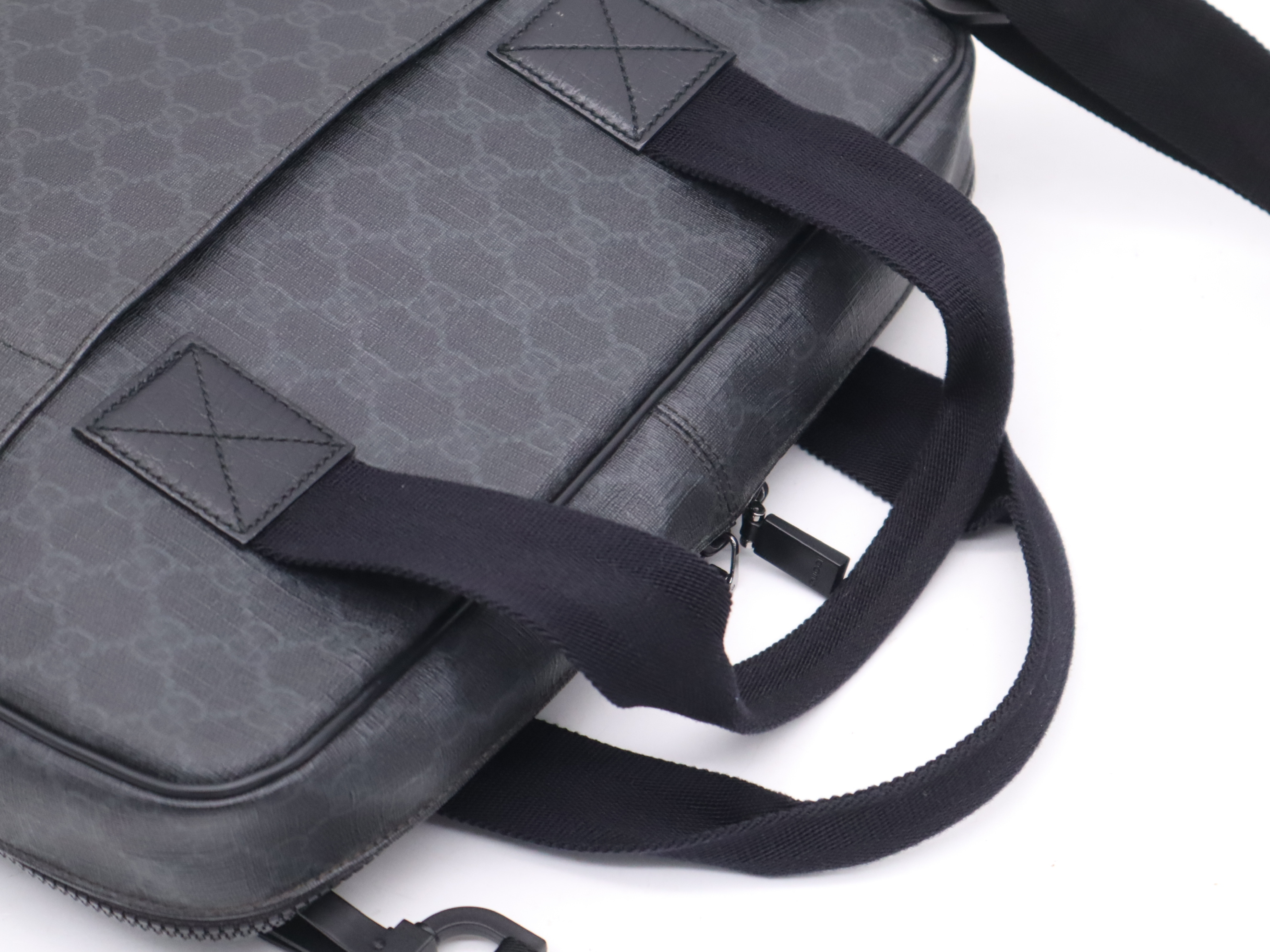 169934 GG Supreme Briefcase PC Bag with Shoulder Strap, Gray Business Bag — view 6