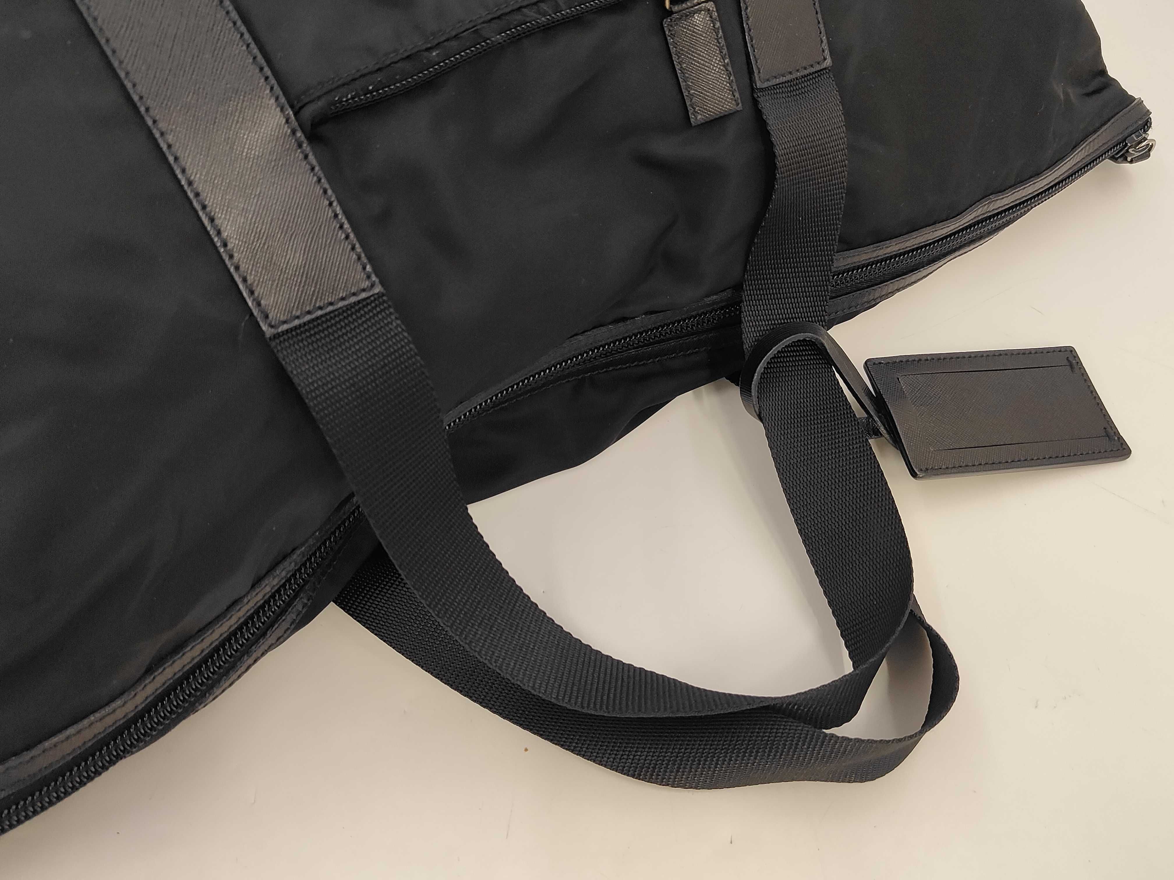 Nylon Bag V49Z Boston Bag No. 8 Guarantee Name Tag Tote Bag — view 3