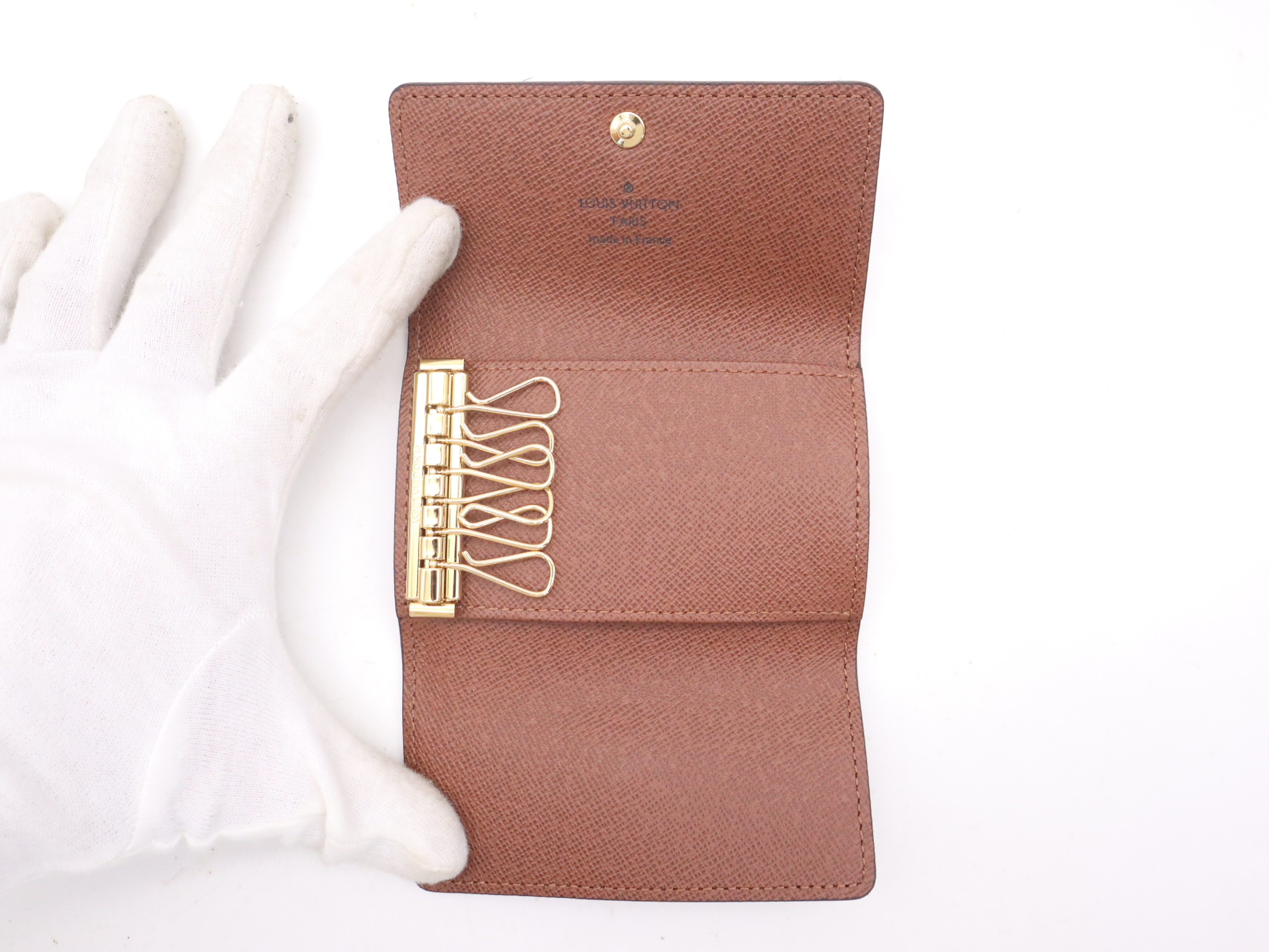 M62630 Monogram Multicles 6 Key Case/Key Holder (with dust bag and box) — view 9