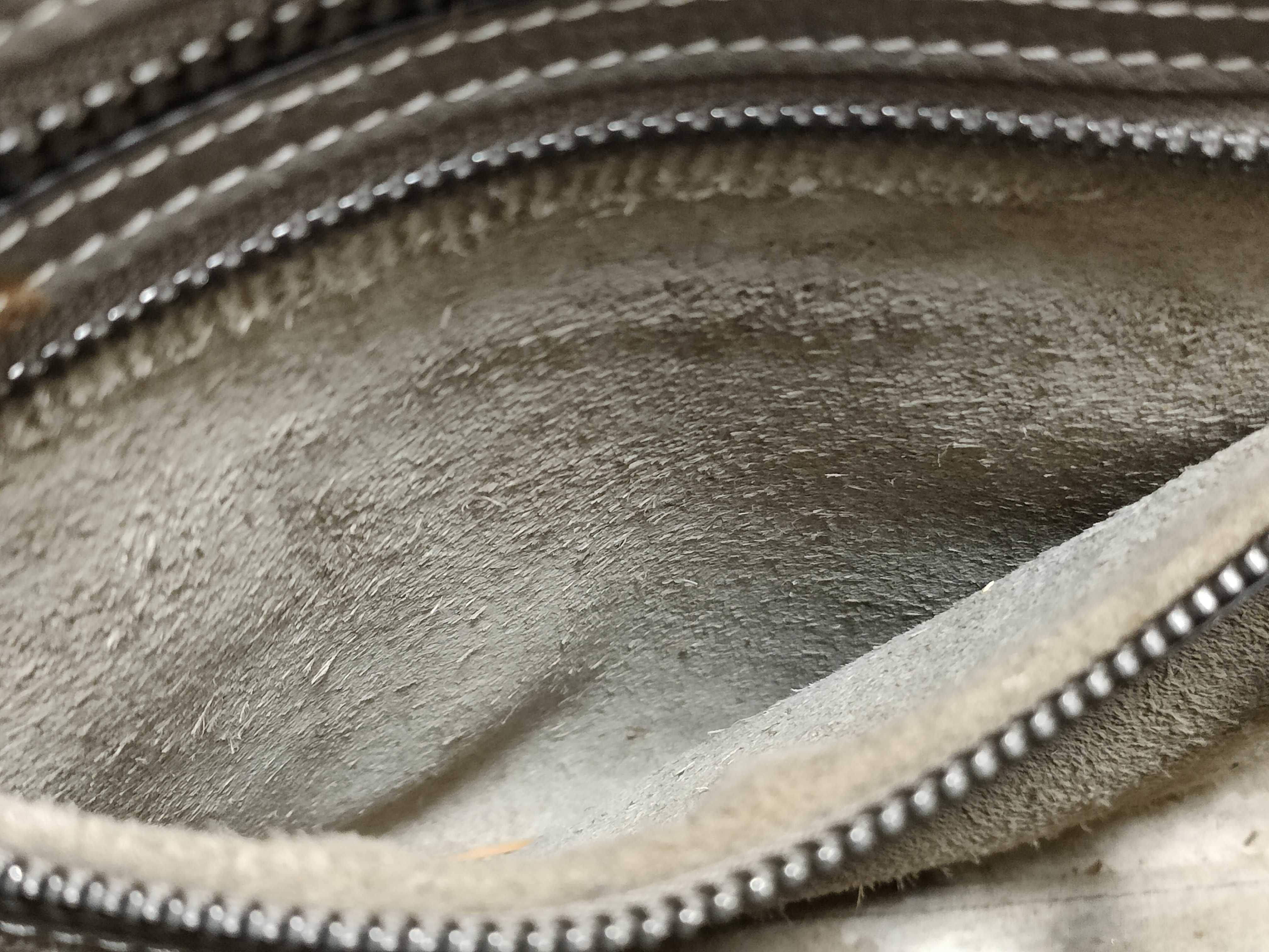 Luggage Micro Shopper Leather Handbag, Greige — view 11