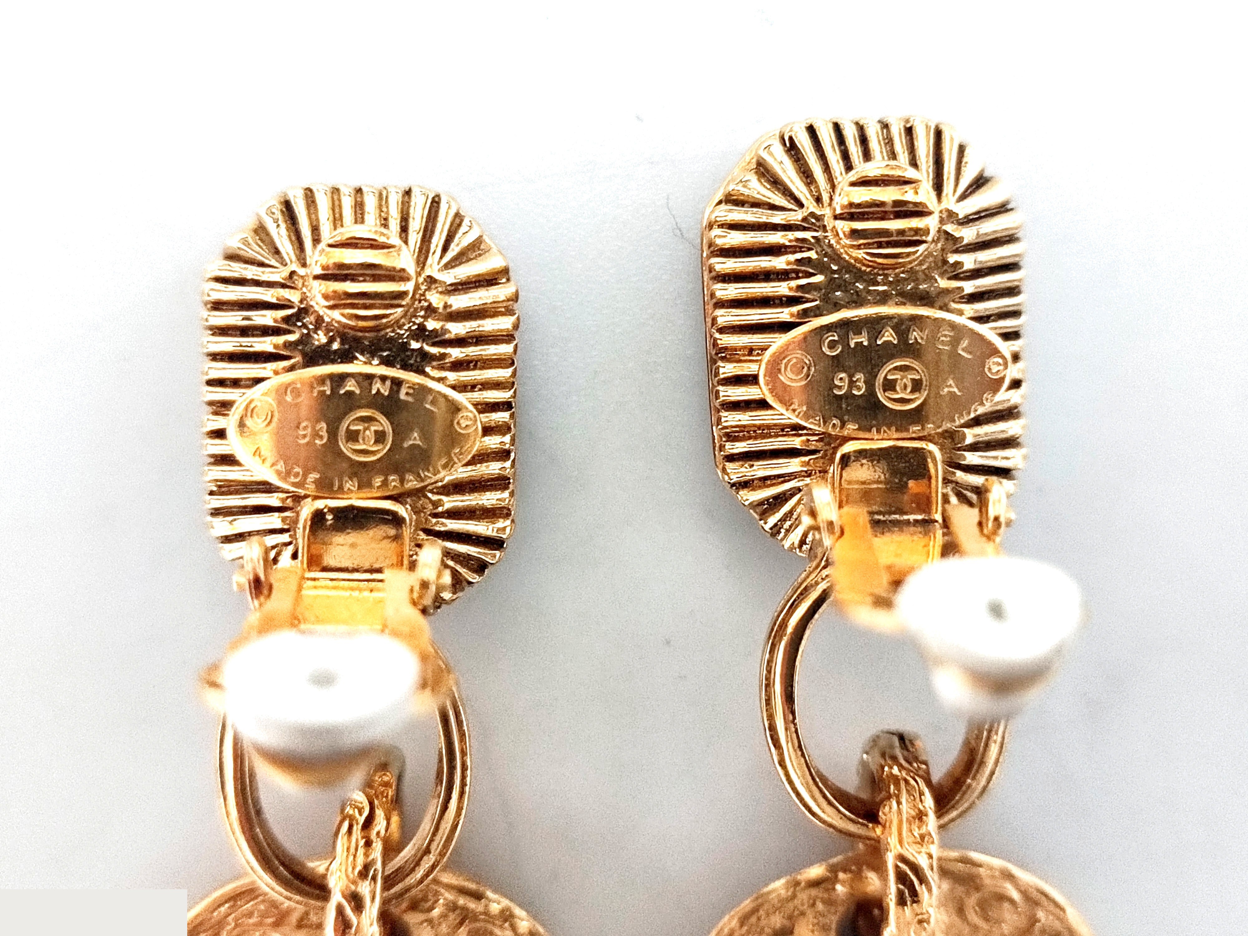 Coco Mark Triple Swing Earrings 93A — view 5