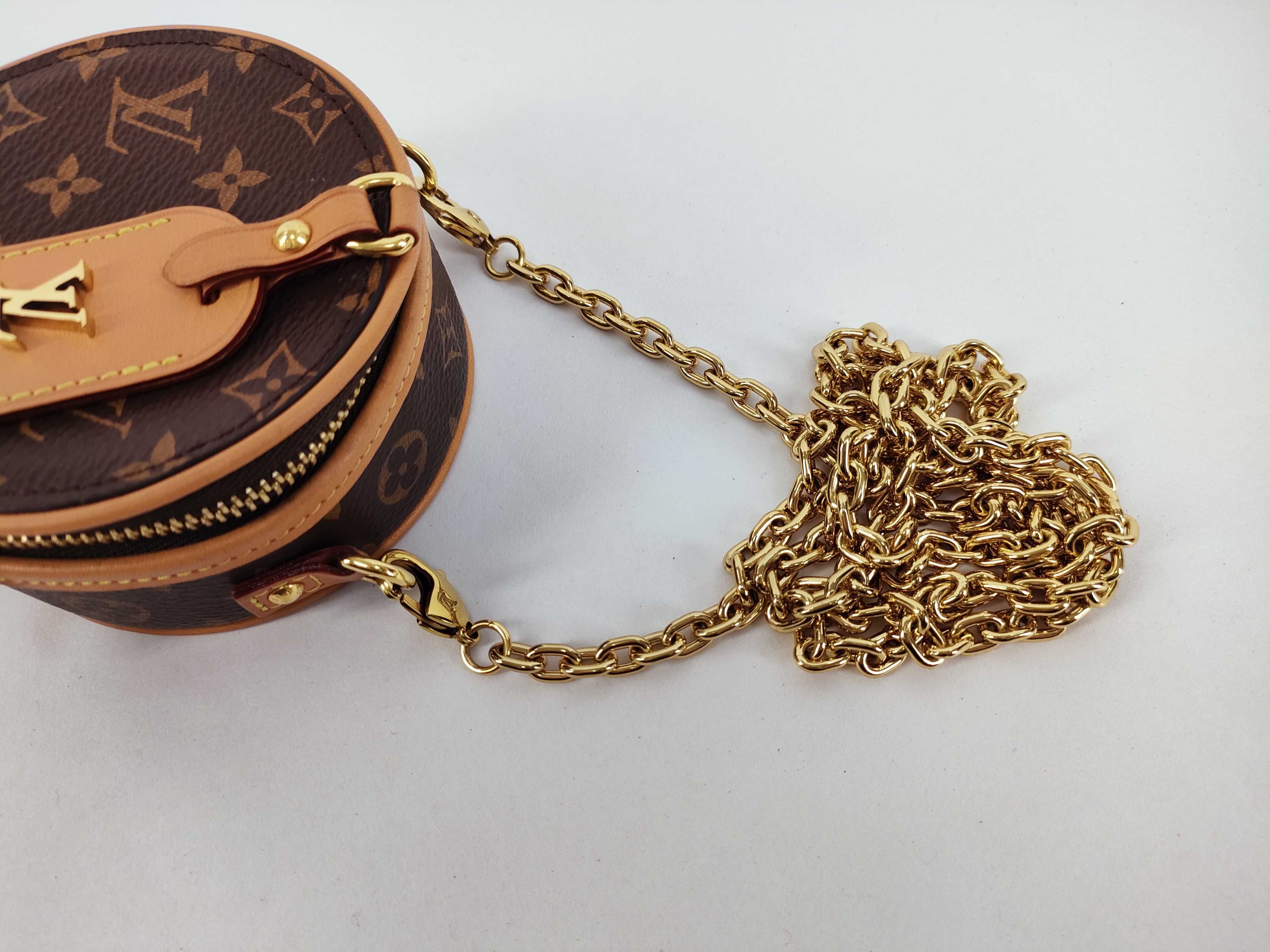 Monogram Louis Vuitton Monogram Boite Chapeau Necklace M68570 NZ2179 Pouch — view 3