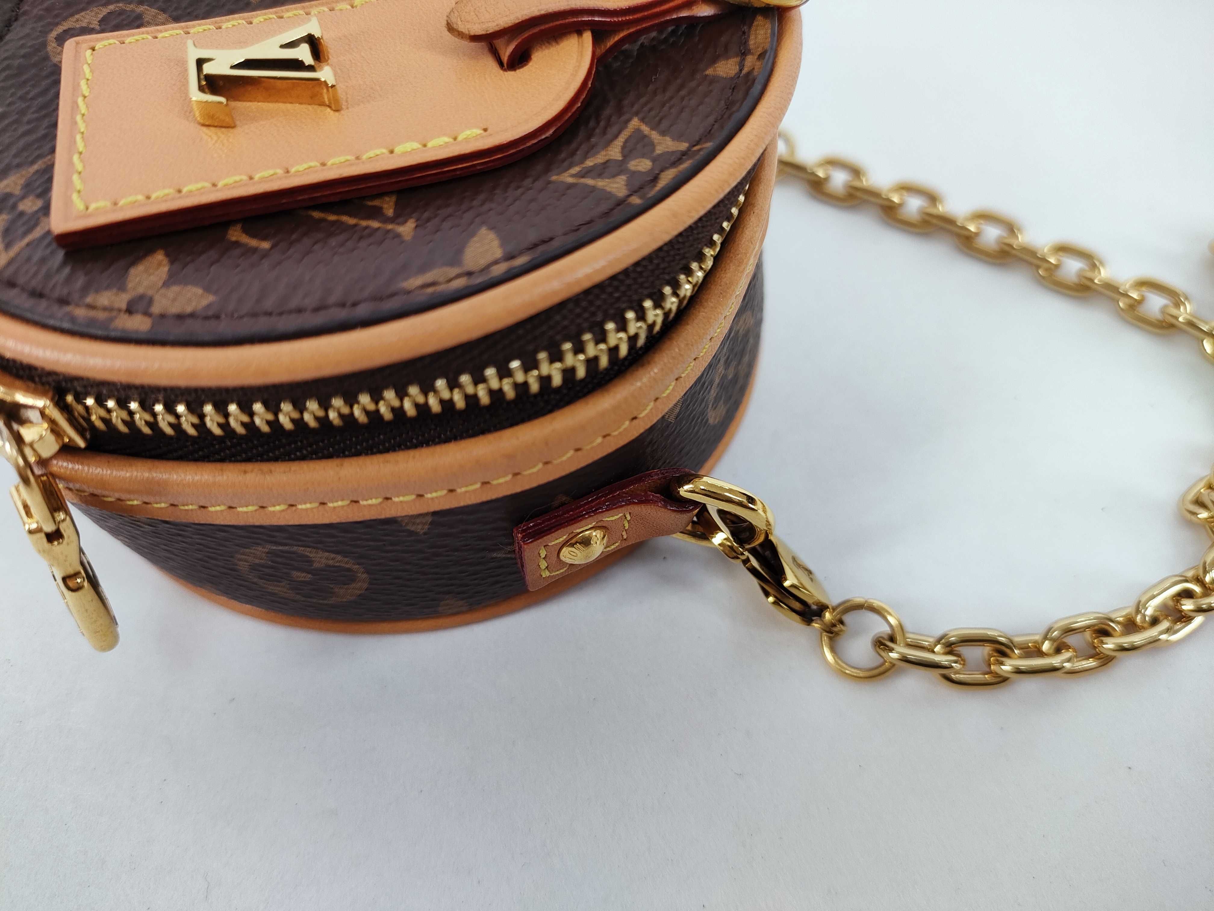 Monogram Louis Vuitton Monogram Boite Chapeau Necklace M68570 NZ2179 Pouch — view 5