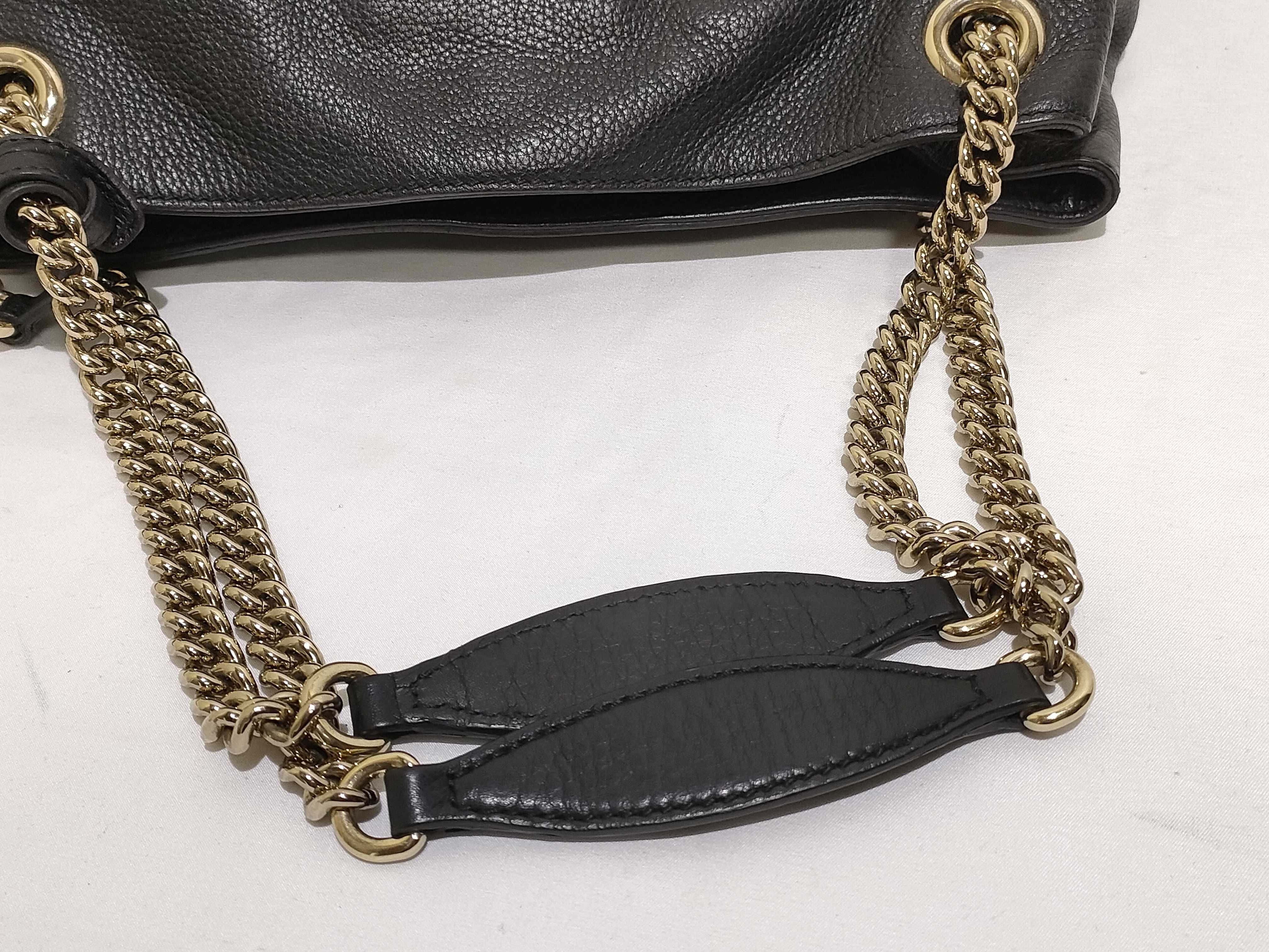 ID- Soho Cowskin Chain Shoulder Bag Black 308982 Shoulder Bag — view 3