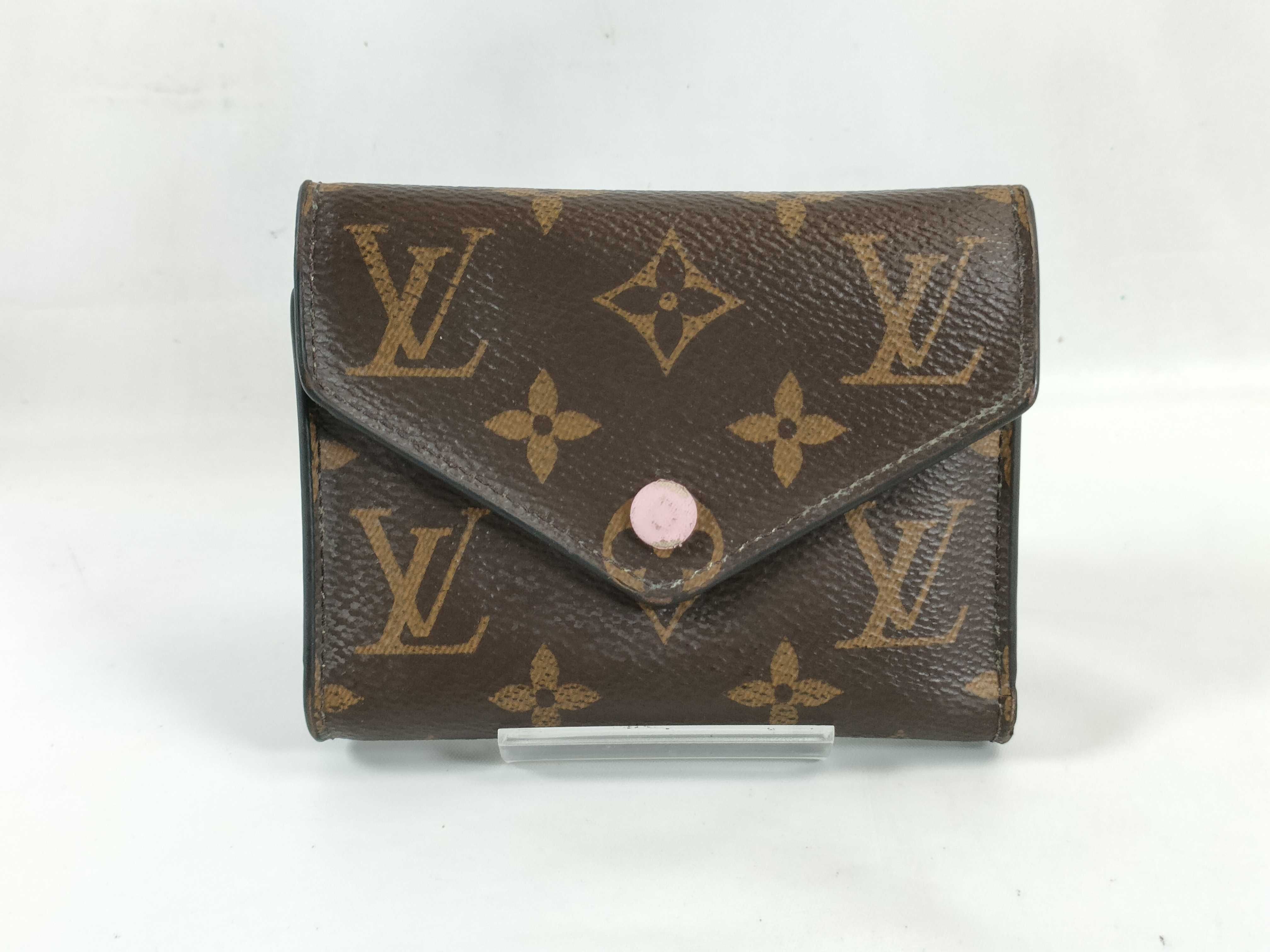 Monogram Portefeuille Victorine Pink Rose Ballerine Wallet