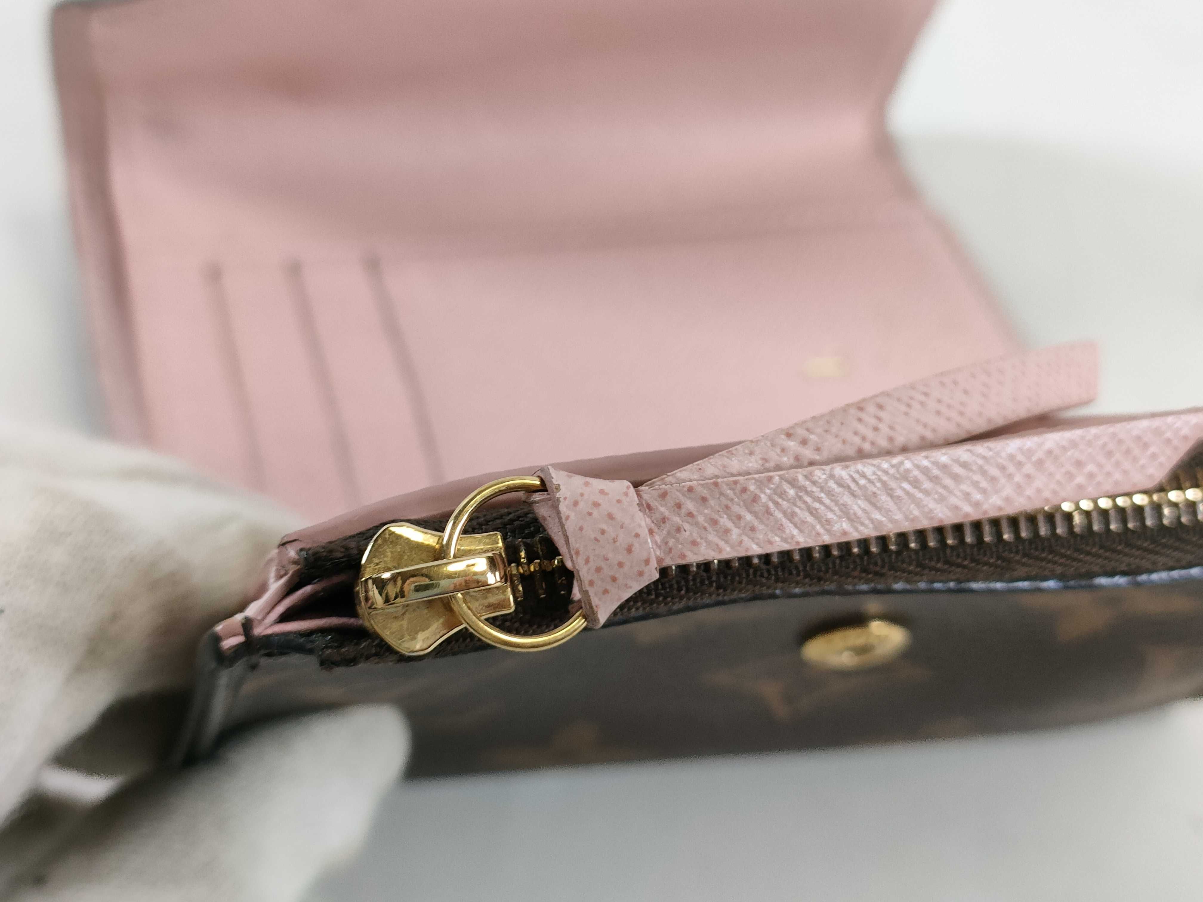 Monogram Portefeuille Victorine Pink Rose Ballerine Wallet — view 12
