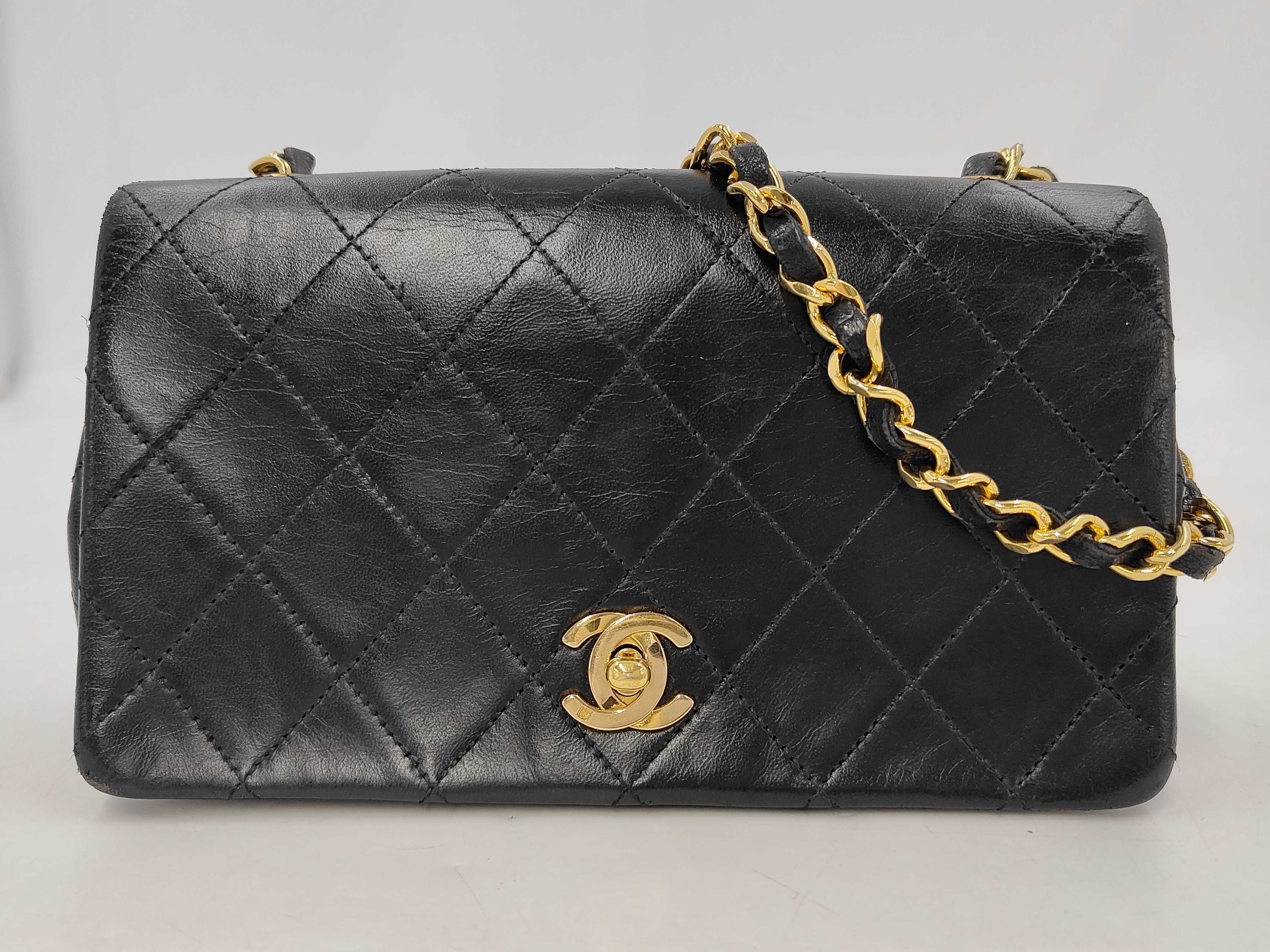 Matelassé Full Flap Chain Shoulder Bag (No. 1)