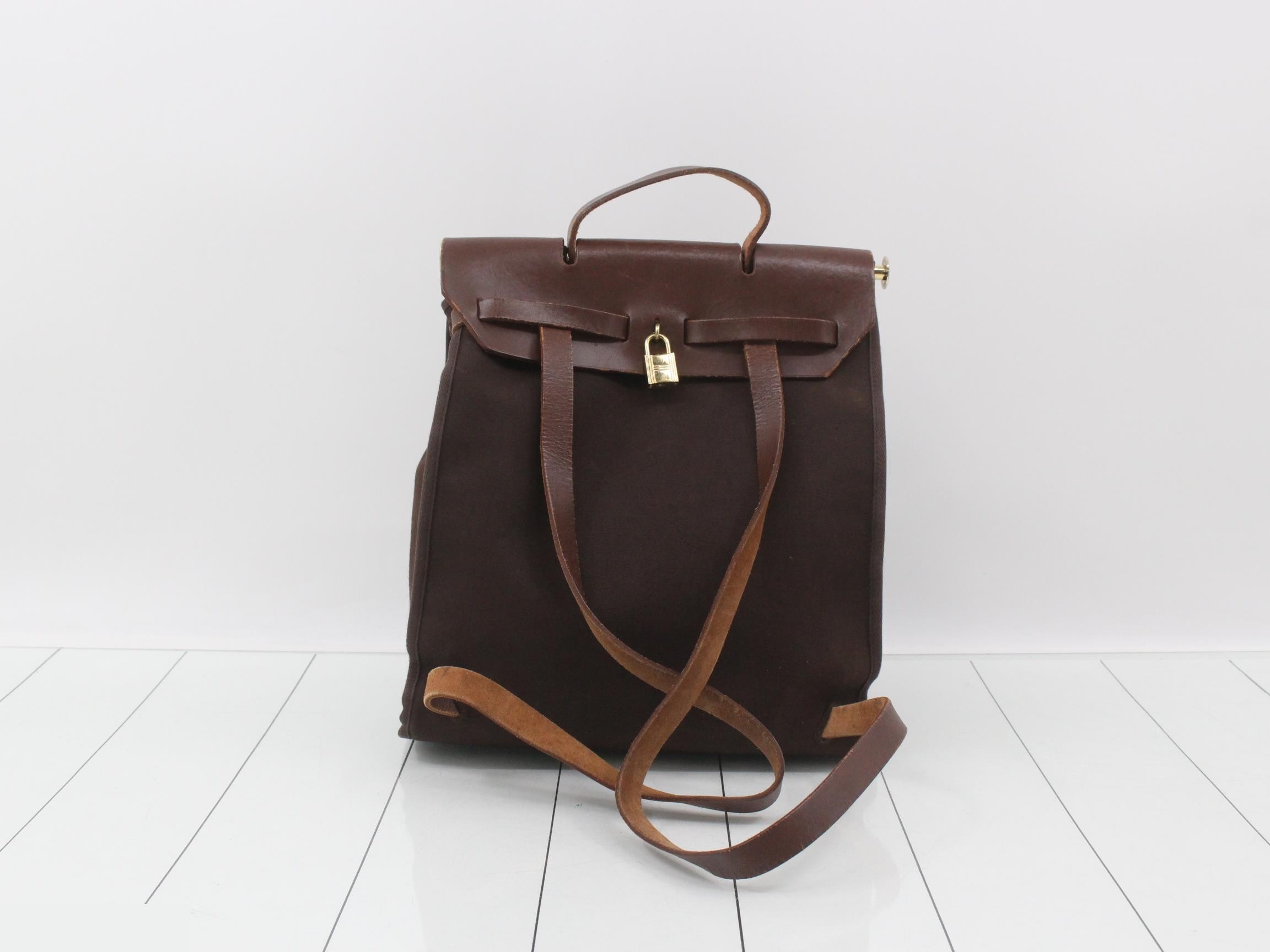Herbag PM F stamp Brown Backpack Rucksack — view 2