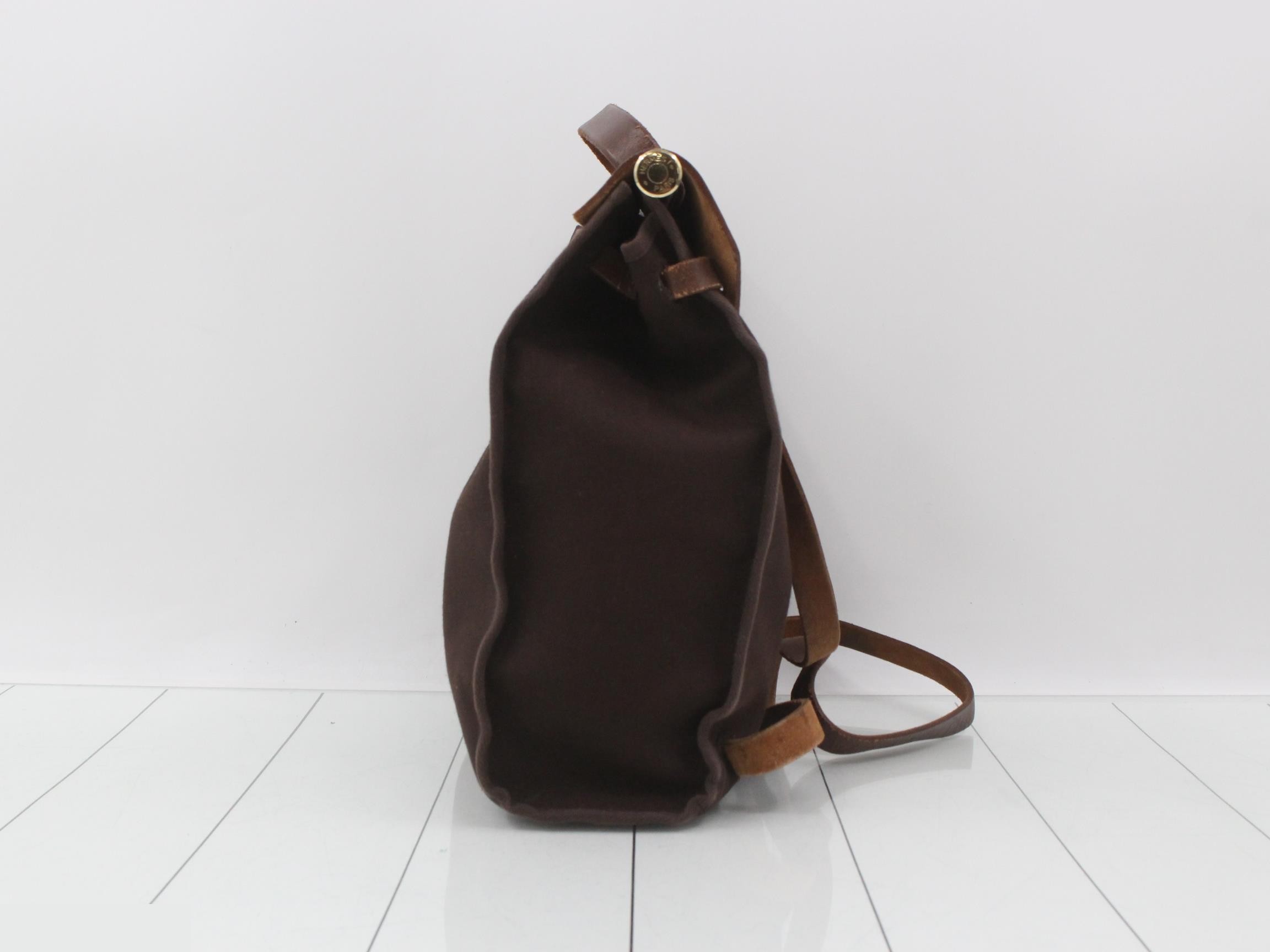 Herbag PM F stamp Brown Backpack Rucksack — view 3