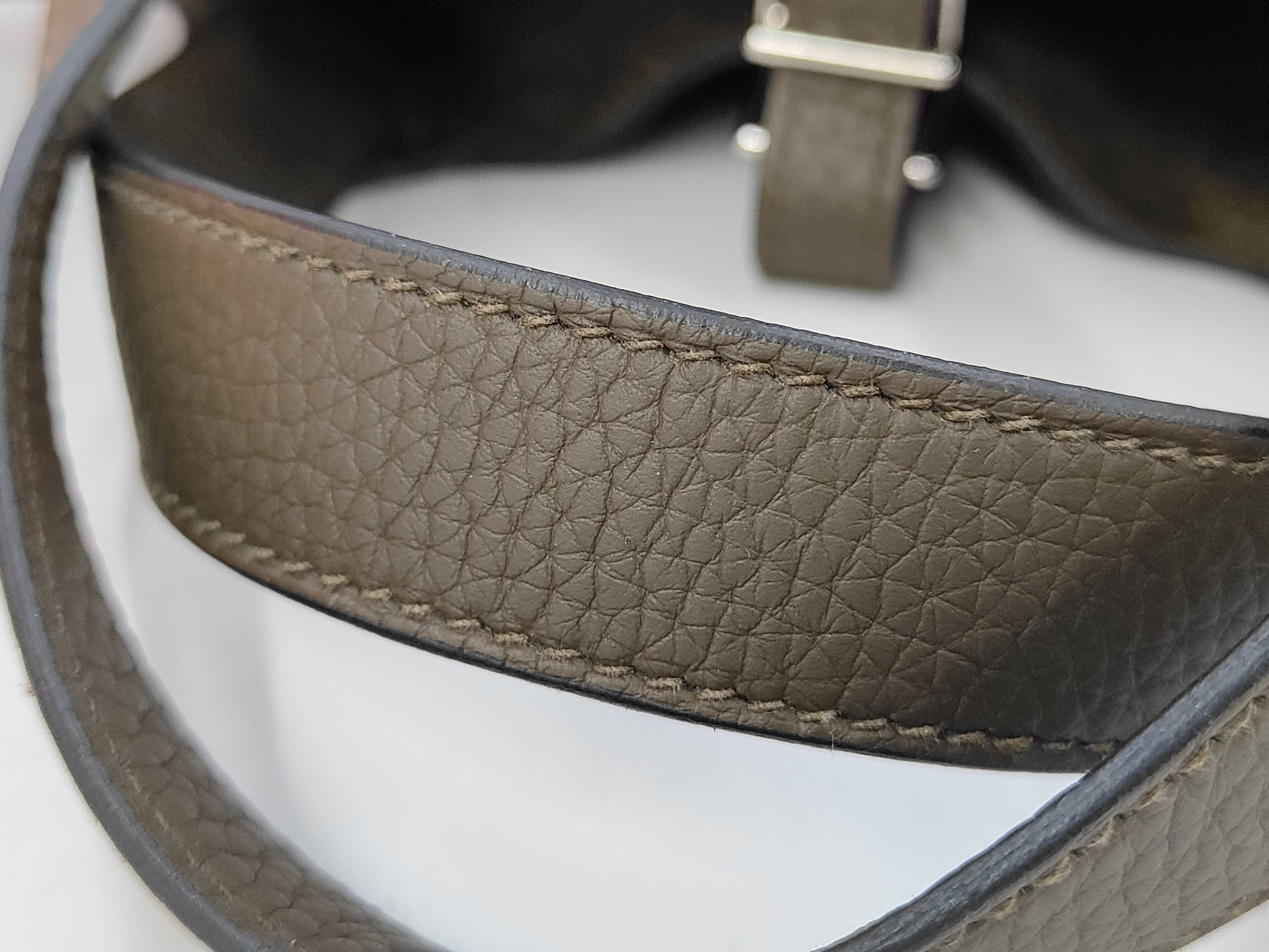 Picotin Lock Taurillon Vert Roden Silver Hardware G Stamp Handbag — view 7
