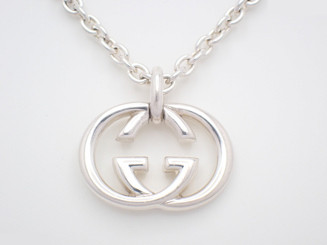 Interlocking G Necklace, chain approximately 50cm, 925/26.0g