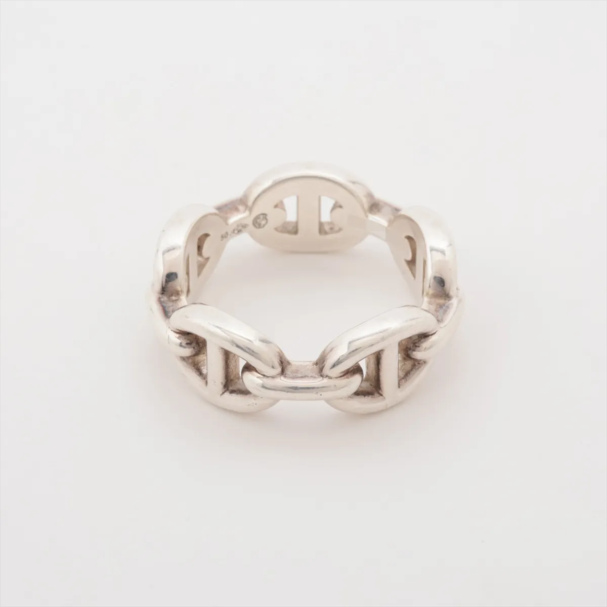 Chaine d'Ancre Enchainée 2023 Ring, Size 50, 925 Sterling Silver, 5.3g, 23AG207269. — view 2