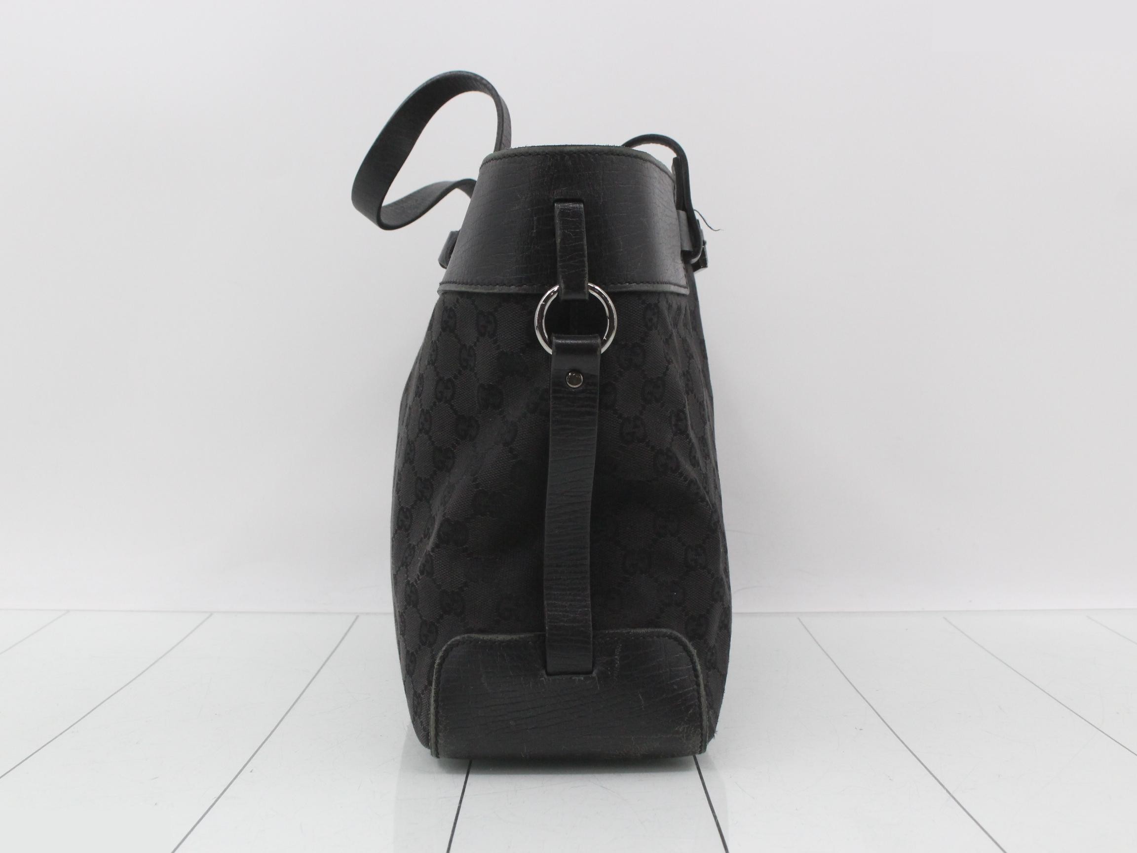 Canvas Tote Bag, Noir (Black), 106251, 244397 — view 3