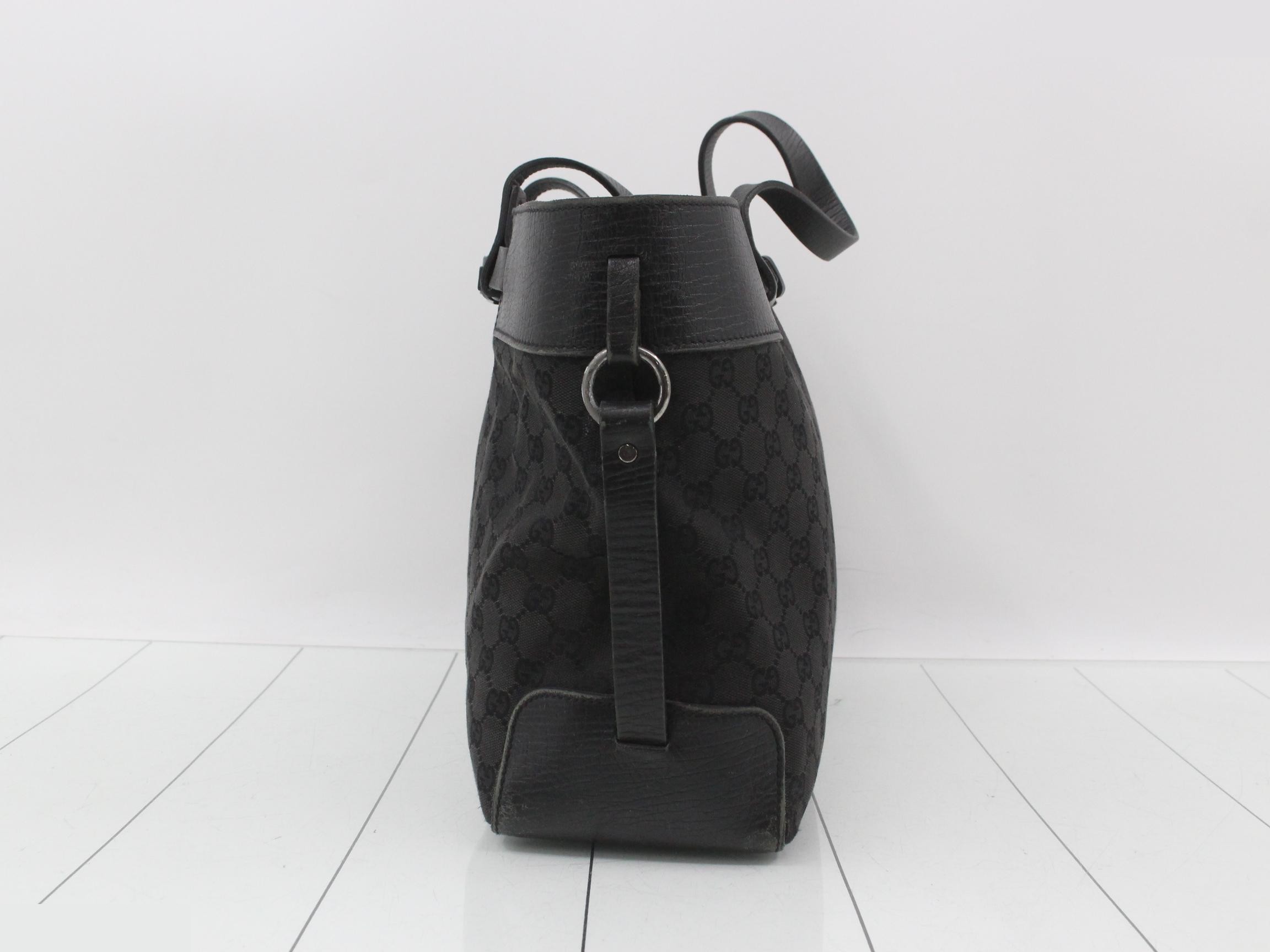 Canvas Tote Bag, Noir (Black), 106251, 244397 — view 4