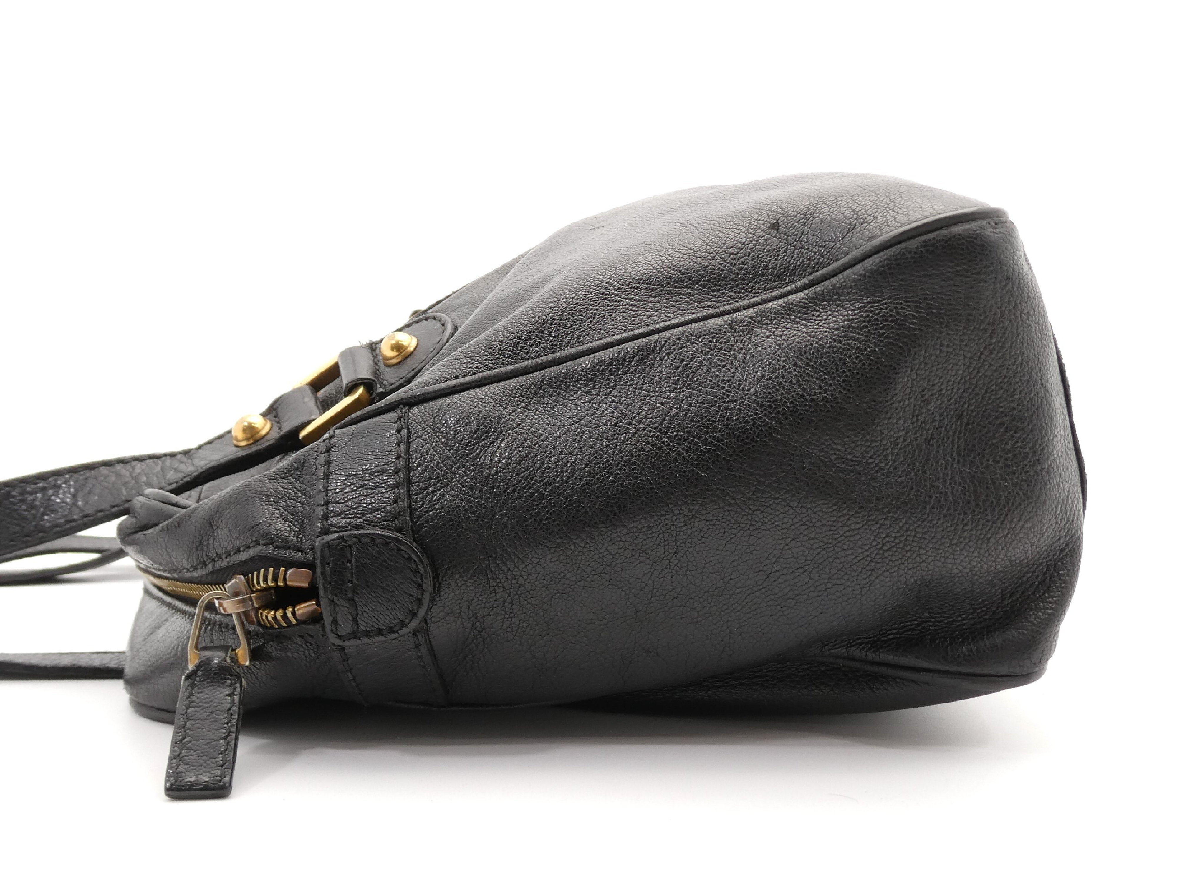 Interlocking GG Leather Shoulder Bag — view 3