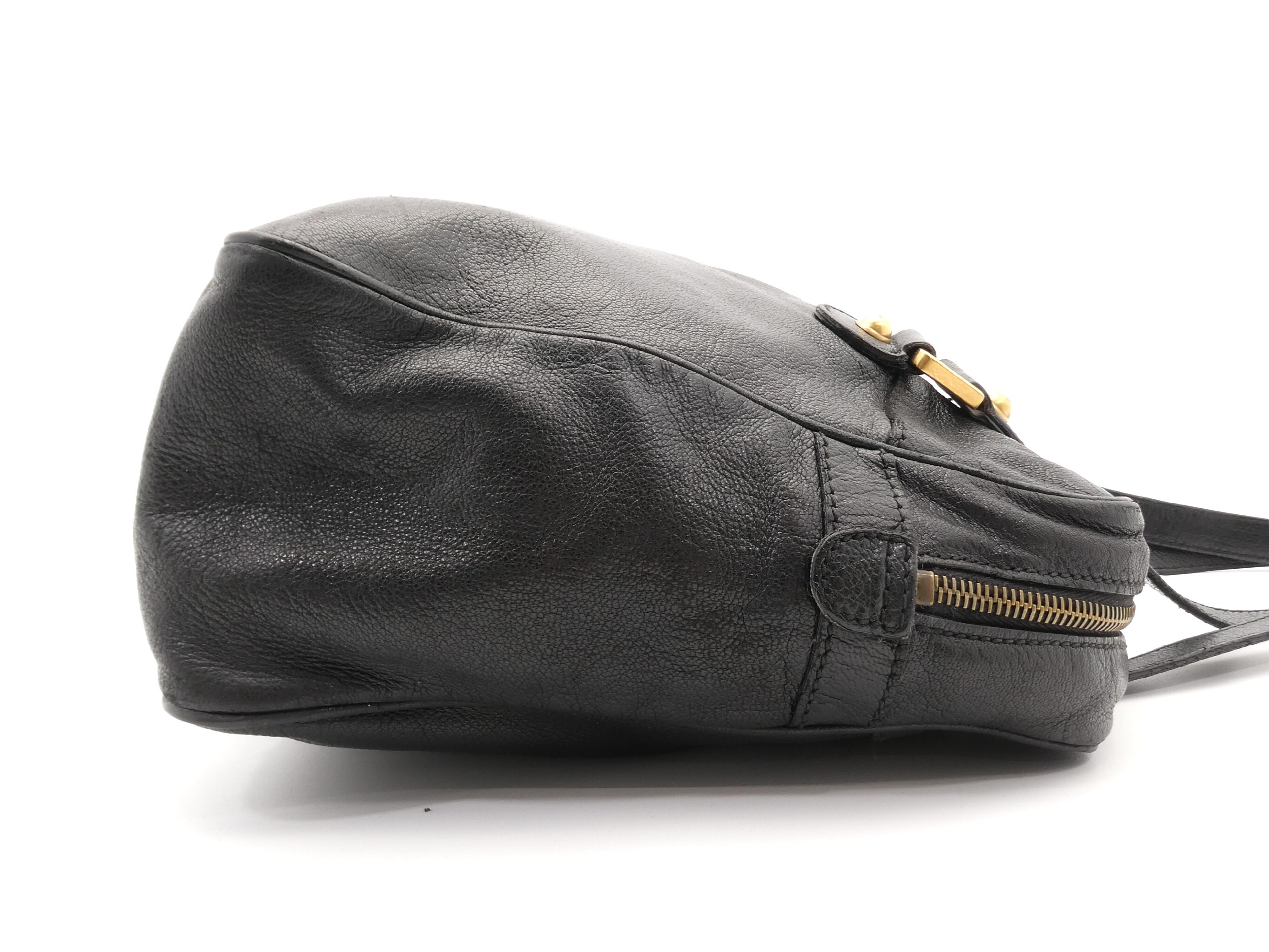 Interlocking GG Leather Shoulder Bag — view 4