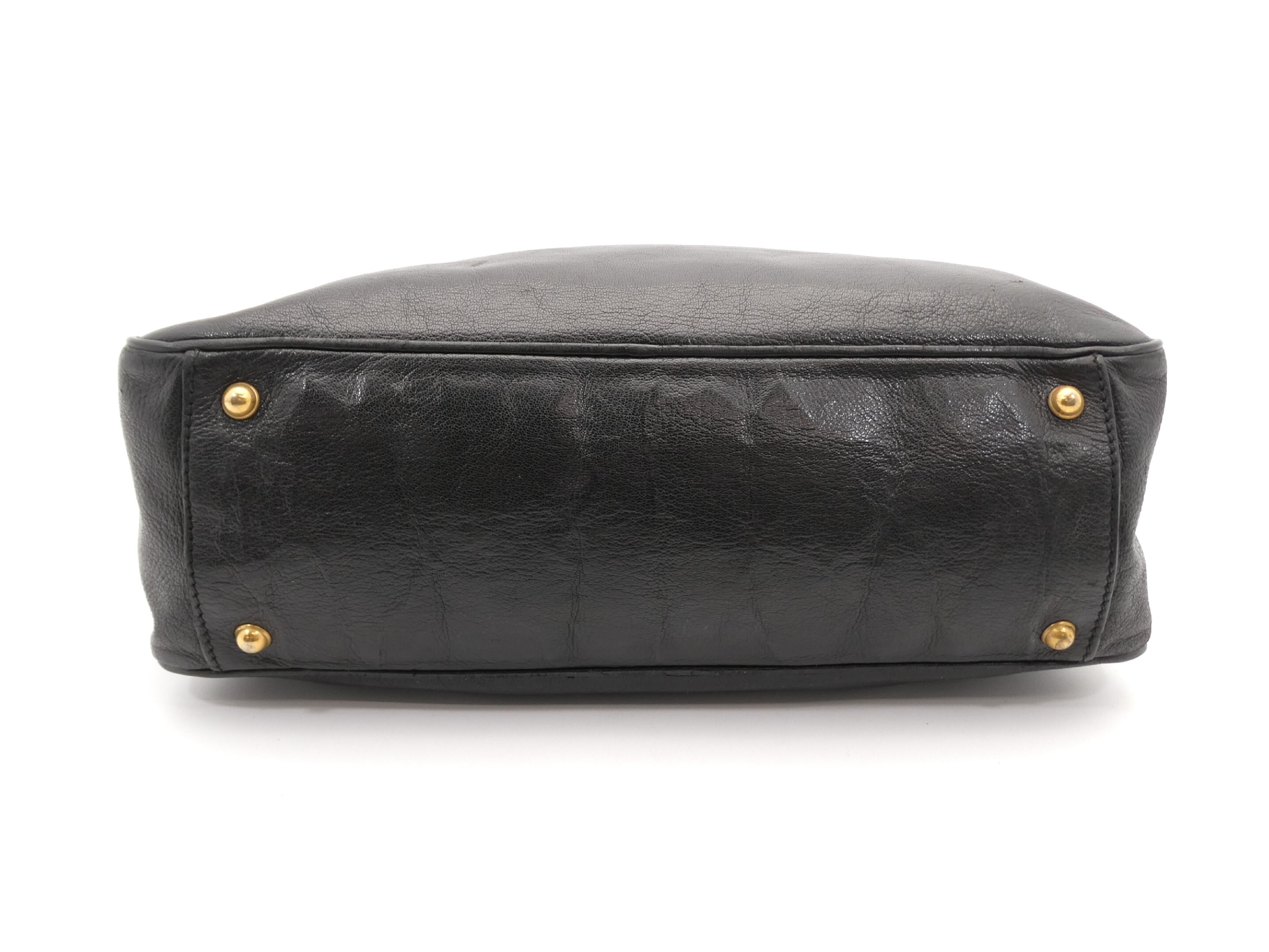 Interlocking GG Leather Shoulder Bag — view 5