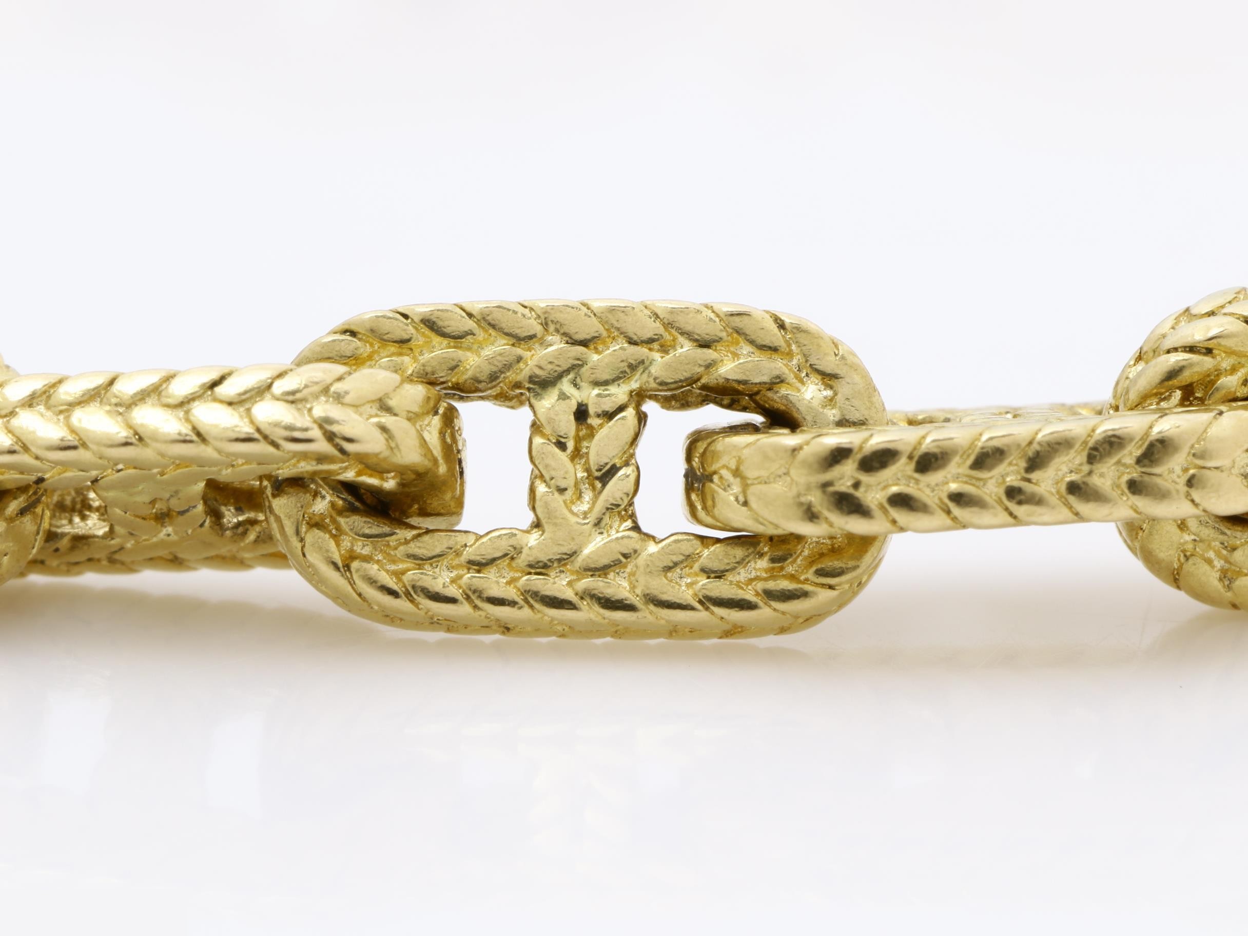 Chaine d'Ancre Tres Tresse 750YG 22.6g — view 3