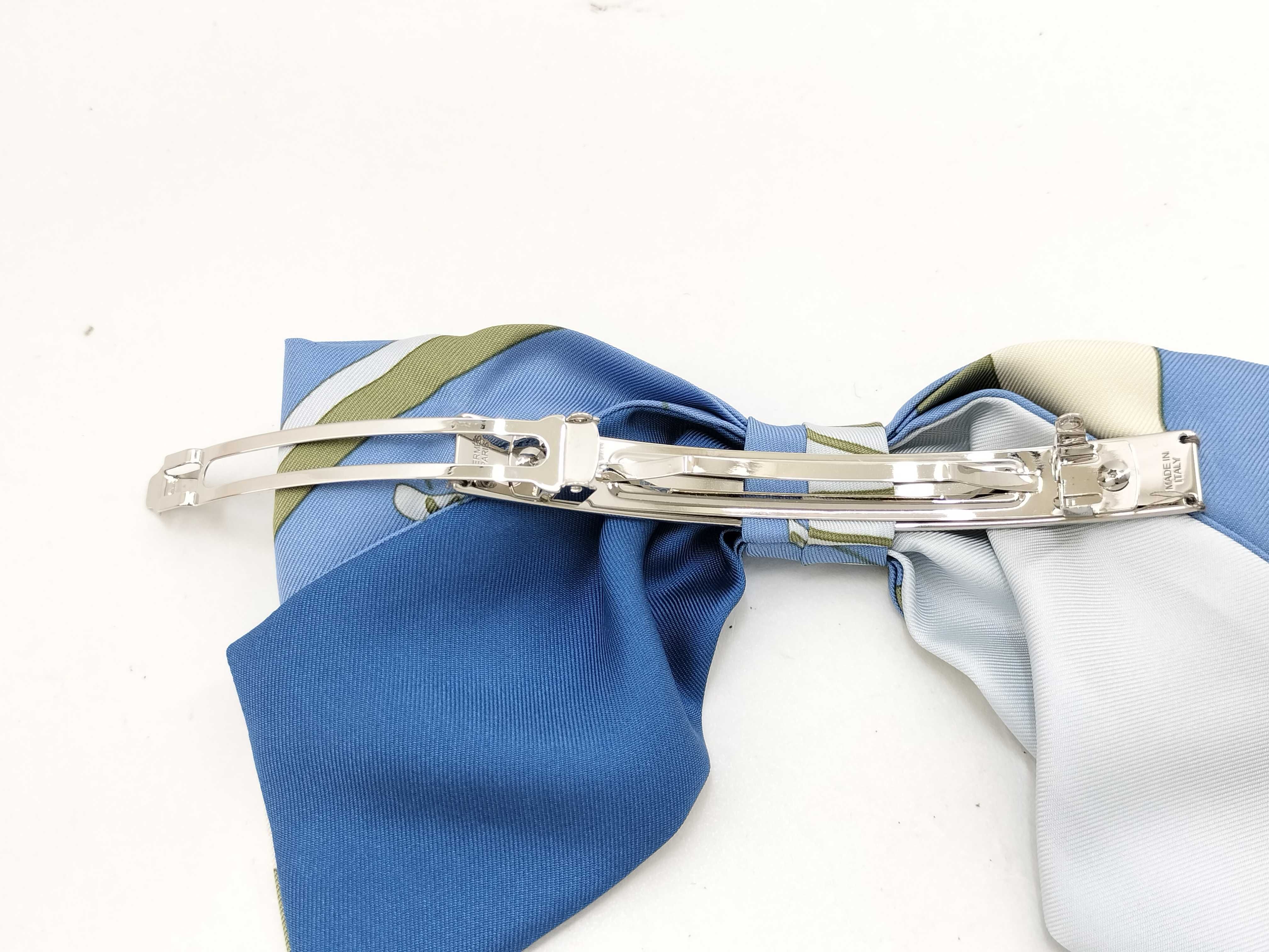 Grenelle Ex-Libris Ribbon Barrette - Hermes Hair Accessory — view 3