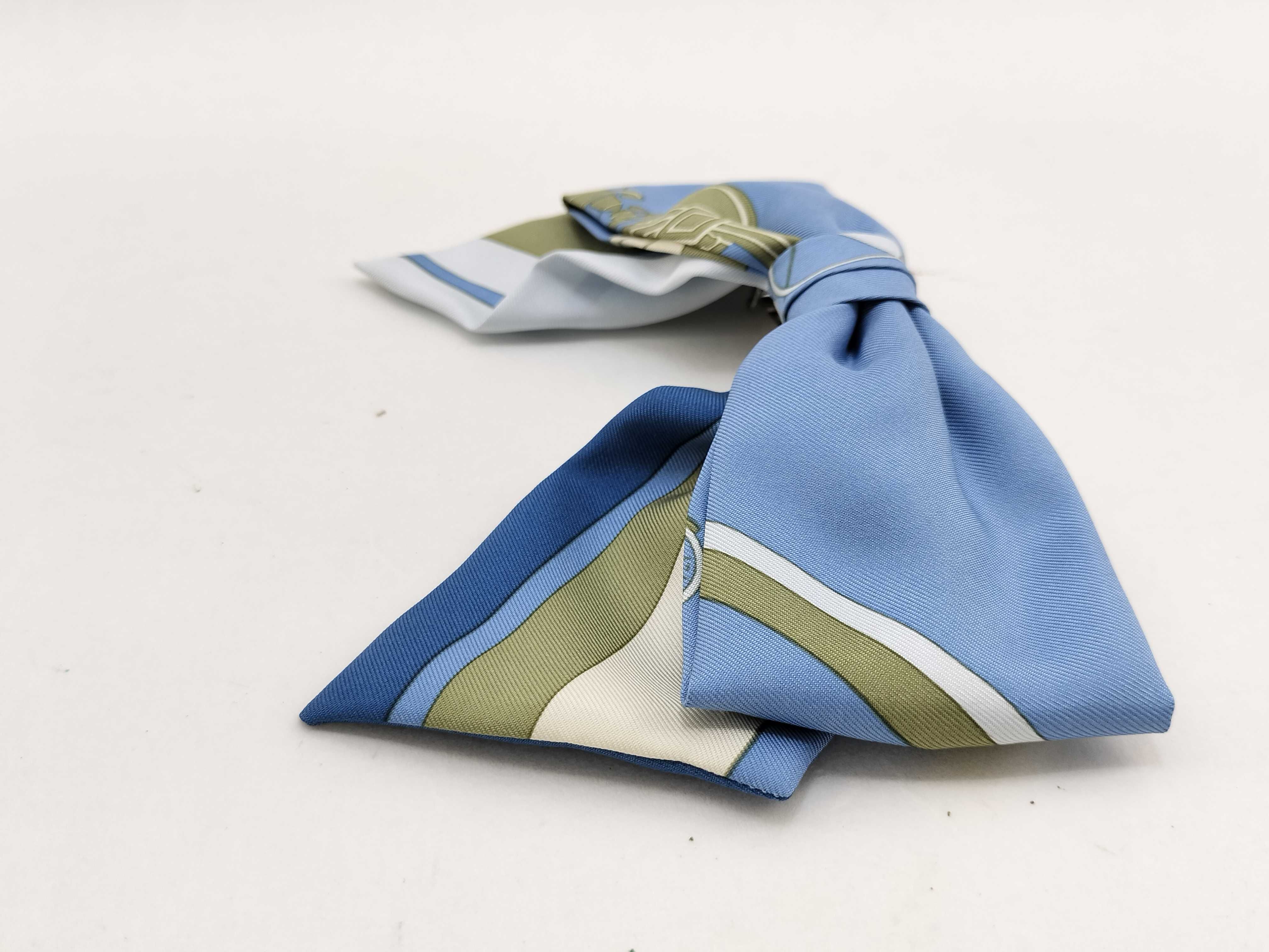 Grenelle Ex-Libris Ribbon Barrette - Hermes Hair Accessory — view 4