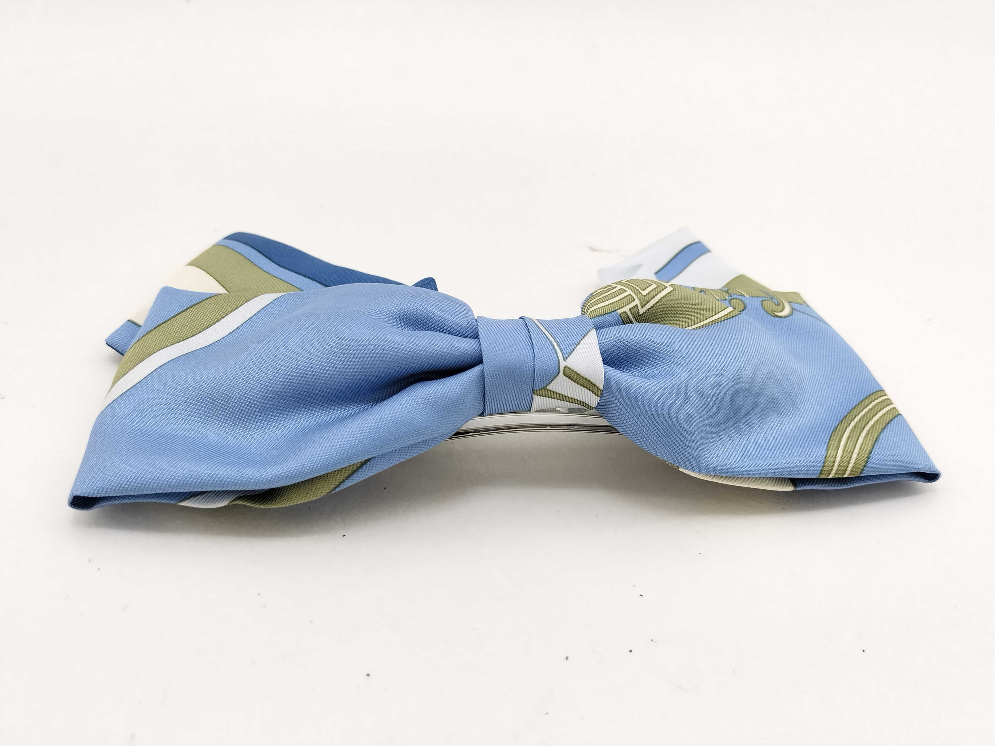 Grenelle Ex-Libris Ribbon Barrette - Hermes Hair Accessory — view 5