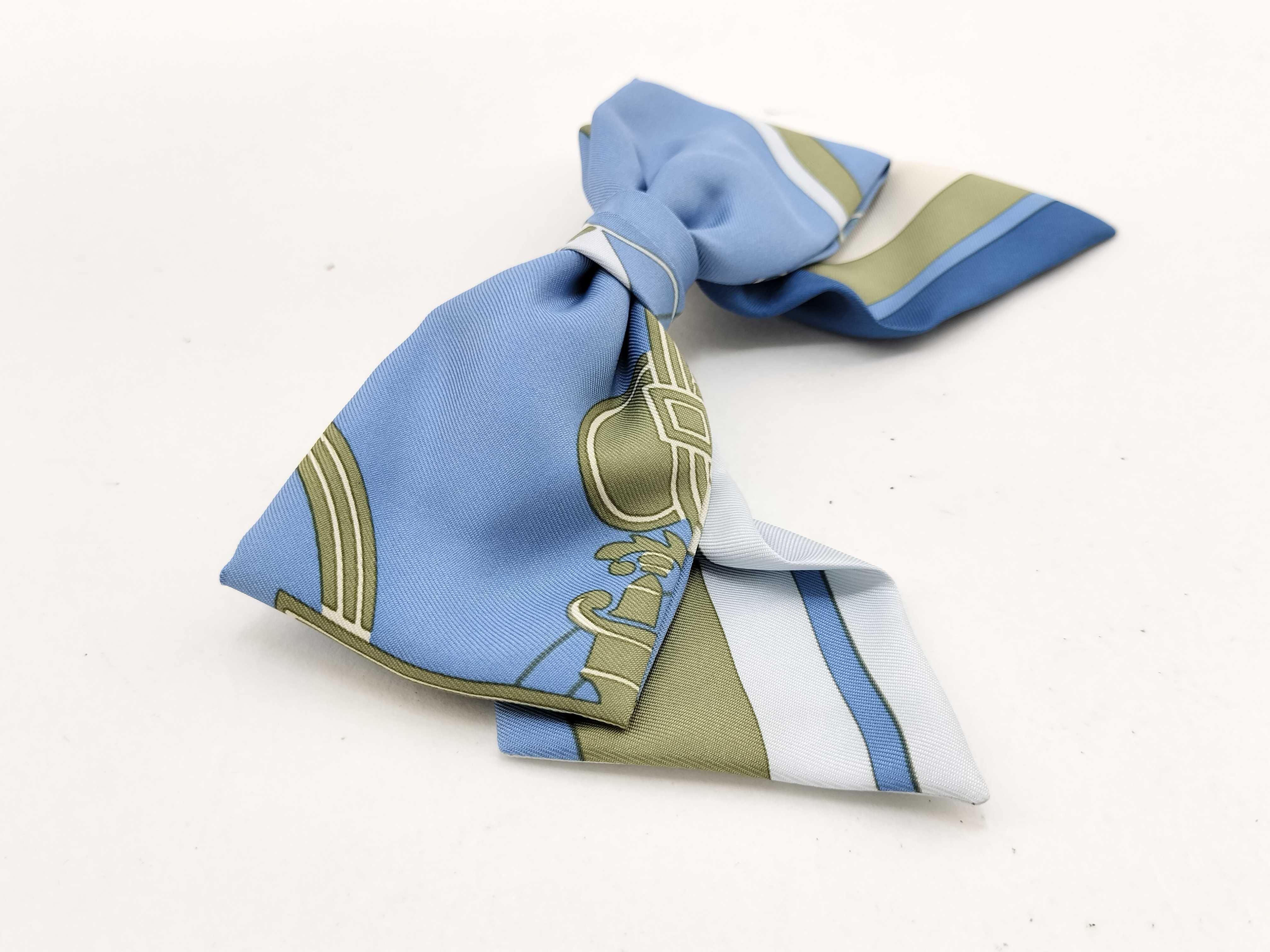 Grenelle Ex-Libris Ribbon Barrette - Hermes Hair Accessory — view 6