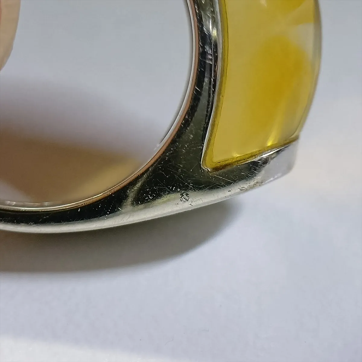 Tronchetto Citrine Ring, 750 (WG), 8.4g. Features: minor stone — view 6