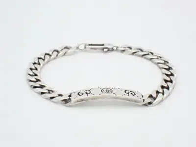 Ghost bracelet, 925 sterling silver, 18.8g, wrist circumference approximately 18cm