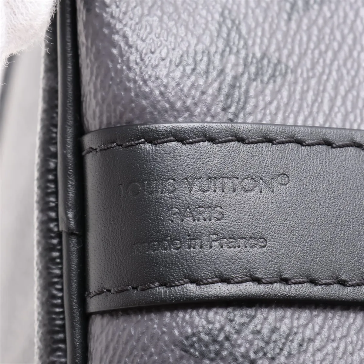 Monogram Eclipse Keepall Bandoulière 35 M46655 Black (RFID detected) — view 11
