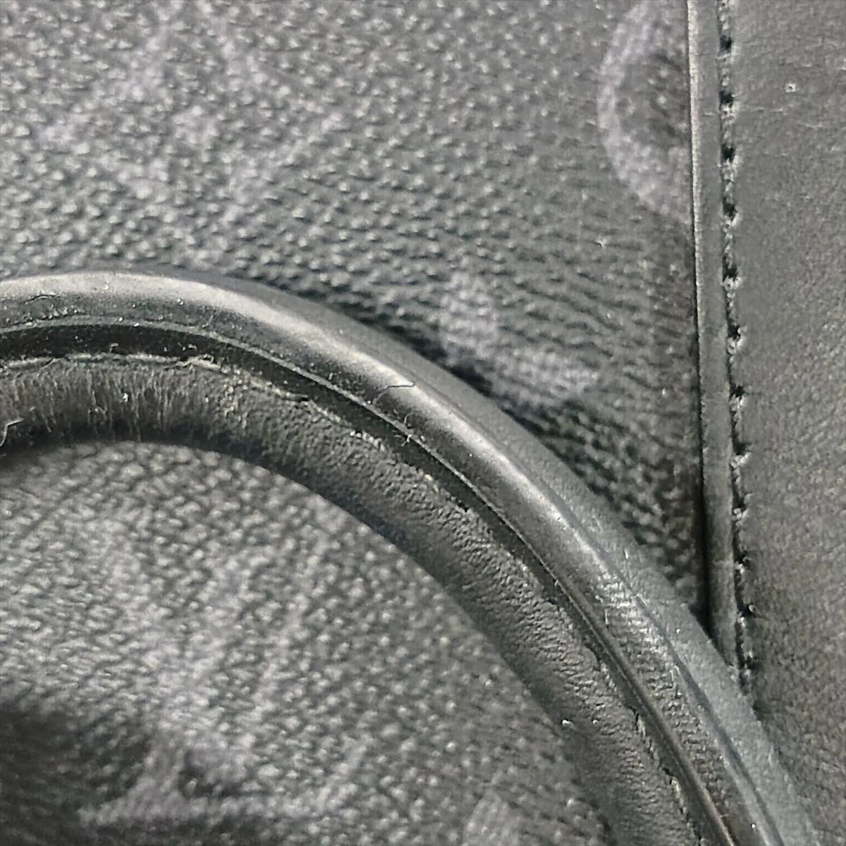 Monogram Eclipse Keepall Bandoulière 35 M46655 Black (RFID detected) — view 14