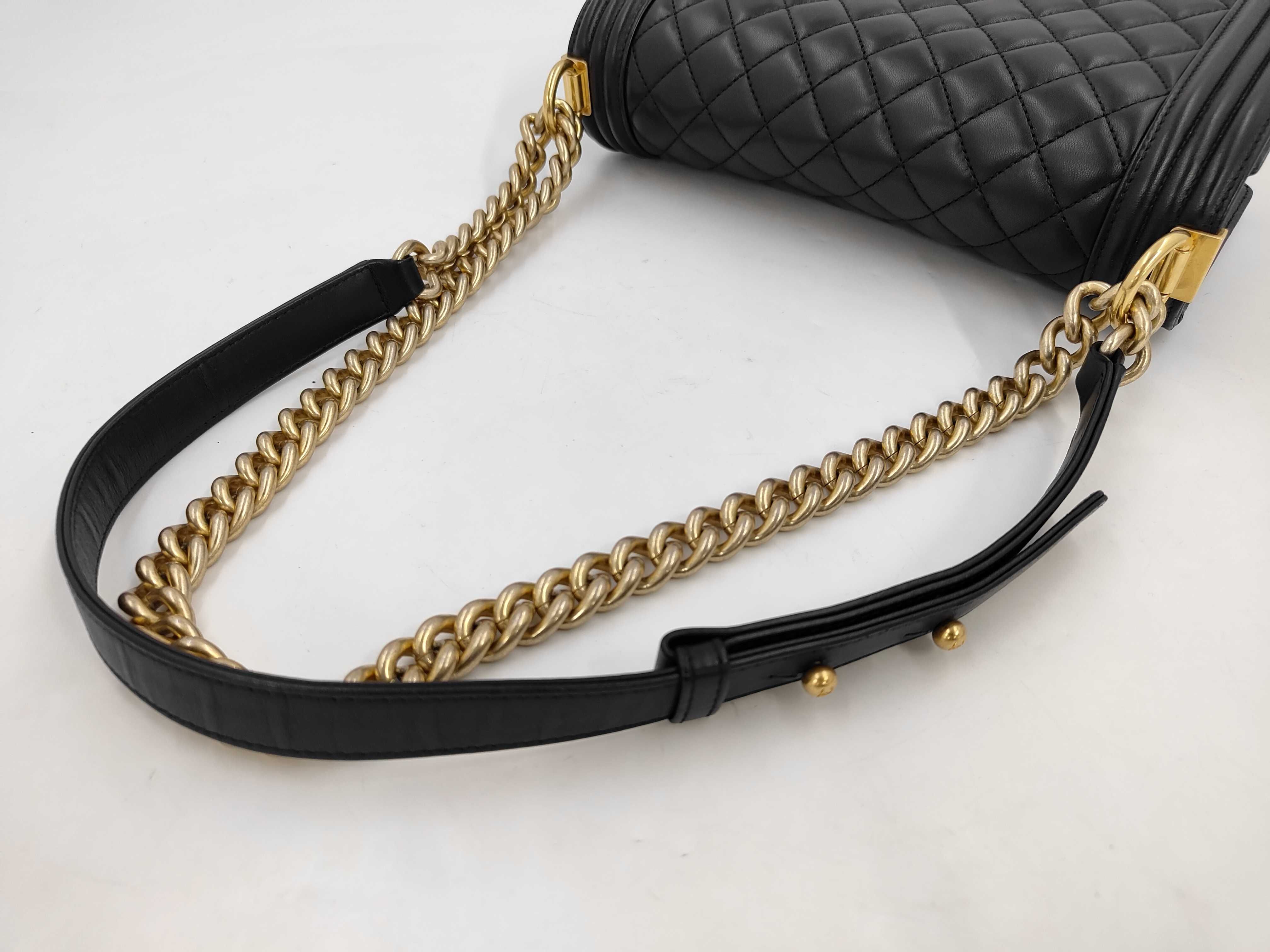 Boy Chanel 25 Lambskin Shoulder Bag — view 3