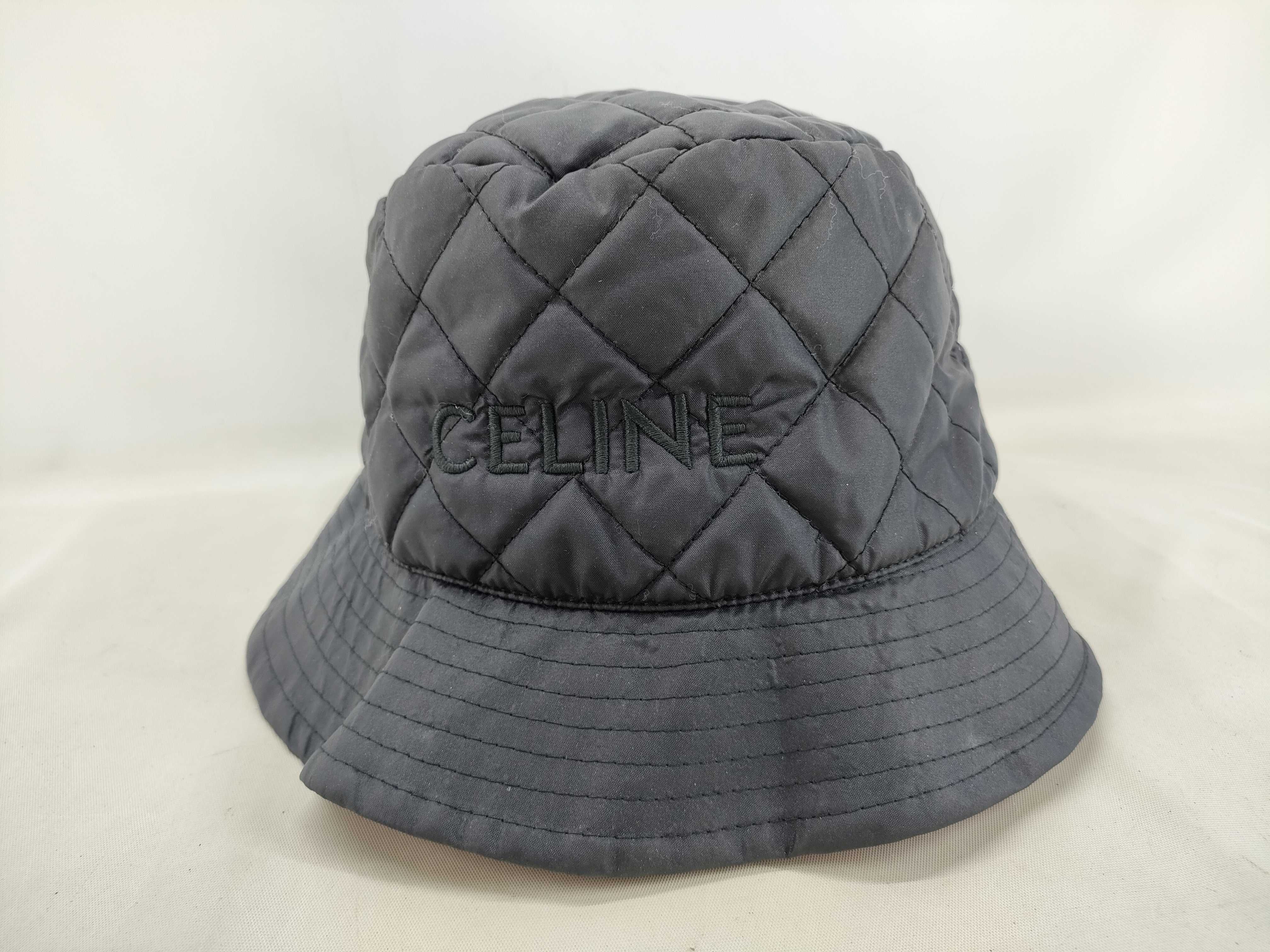 Logo Hat, Nylon Quilted, Black, Other Accessories