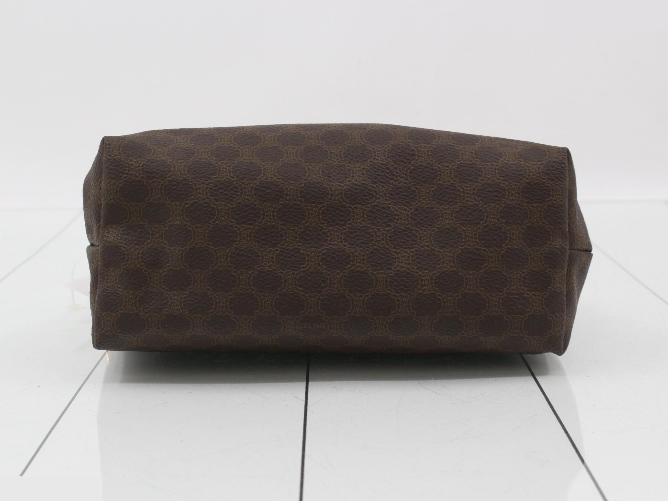 Macadam Logo Mini Pouch, Brown, 20 x 14 x 9 cm — view 3