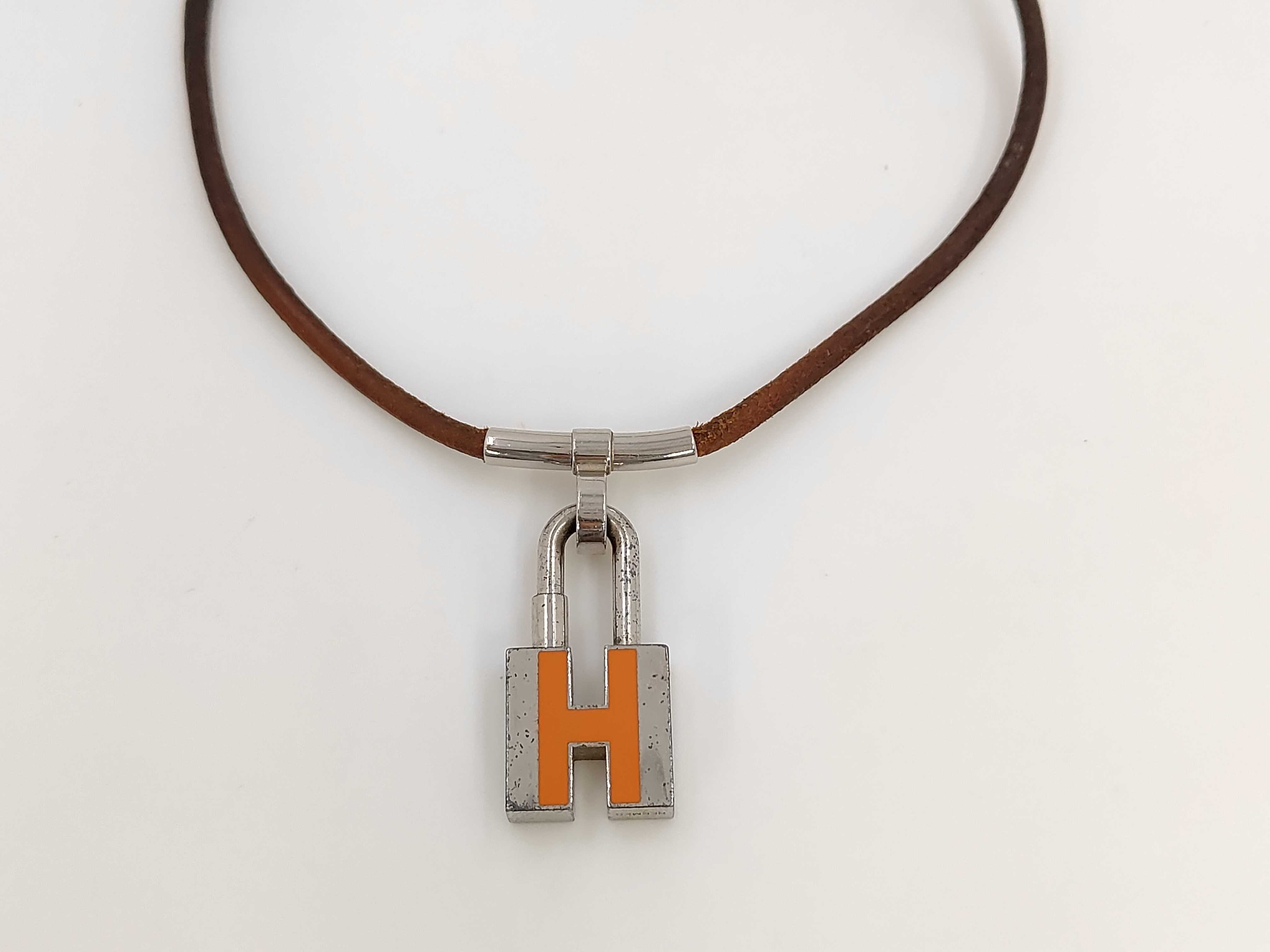 Kelly H-Cadena Orange x Silver NC Necklace — view 2