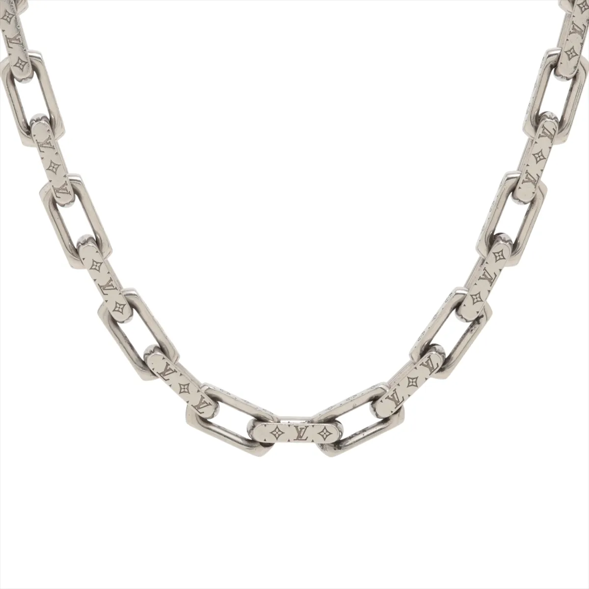 M00307 Collier chain monogram LE2242 necklace GP silver dent