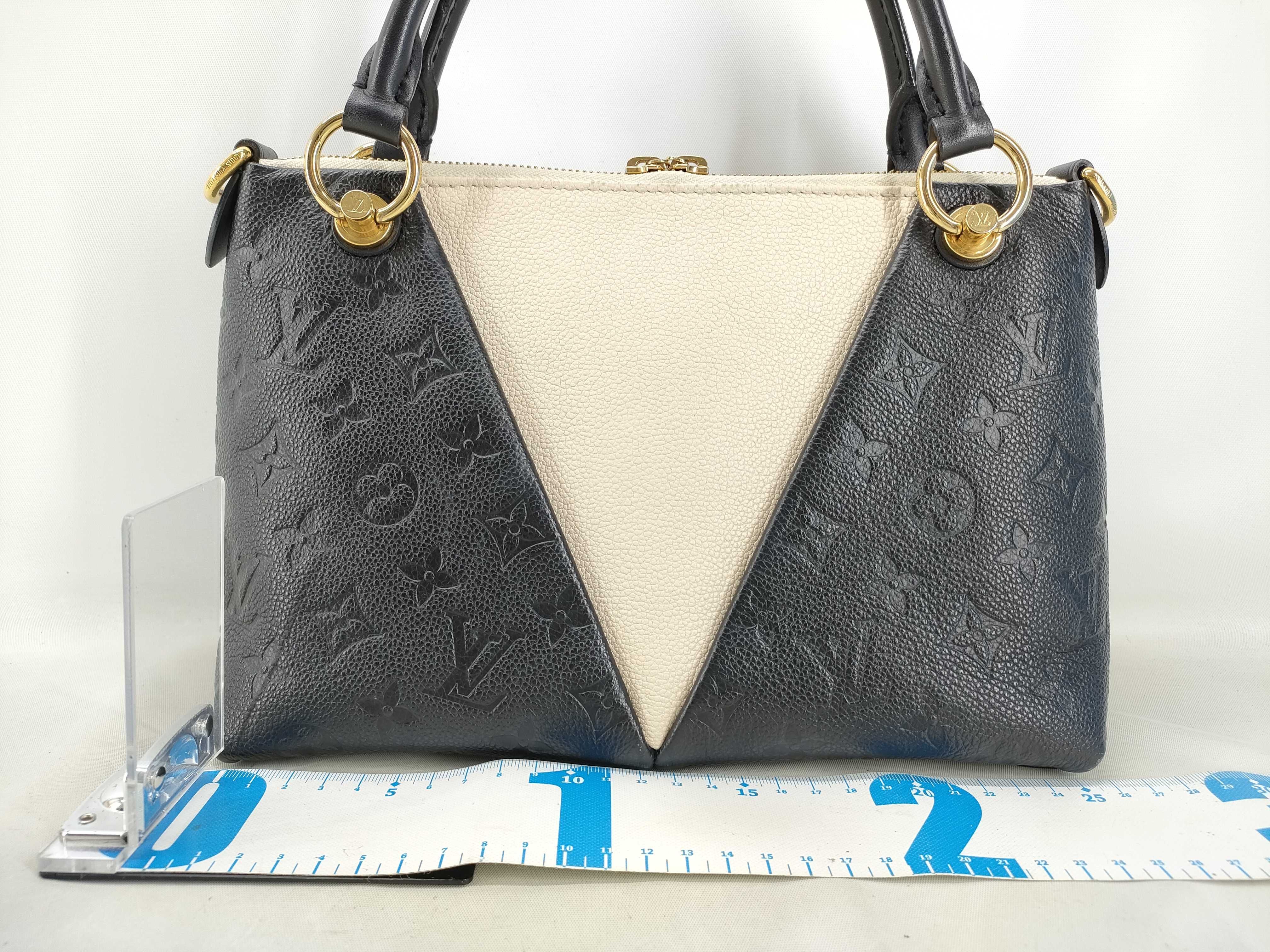 Monogram Empreinte LV Empreinte V Tote BB Black x White Handbag — view 2