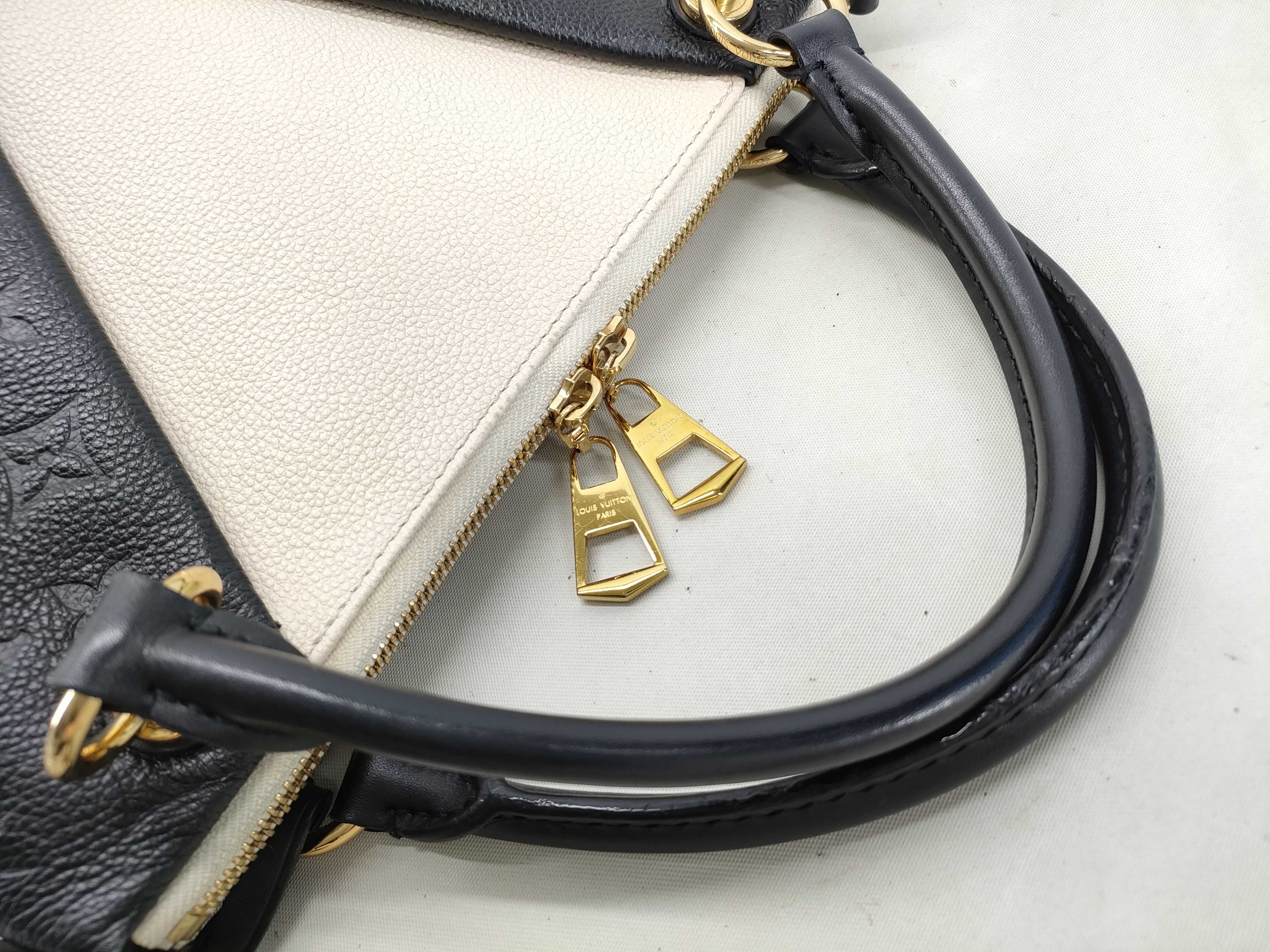 Monogram Empreinte LV Empreinte V Tote BB Black x White Handbag — view 5