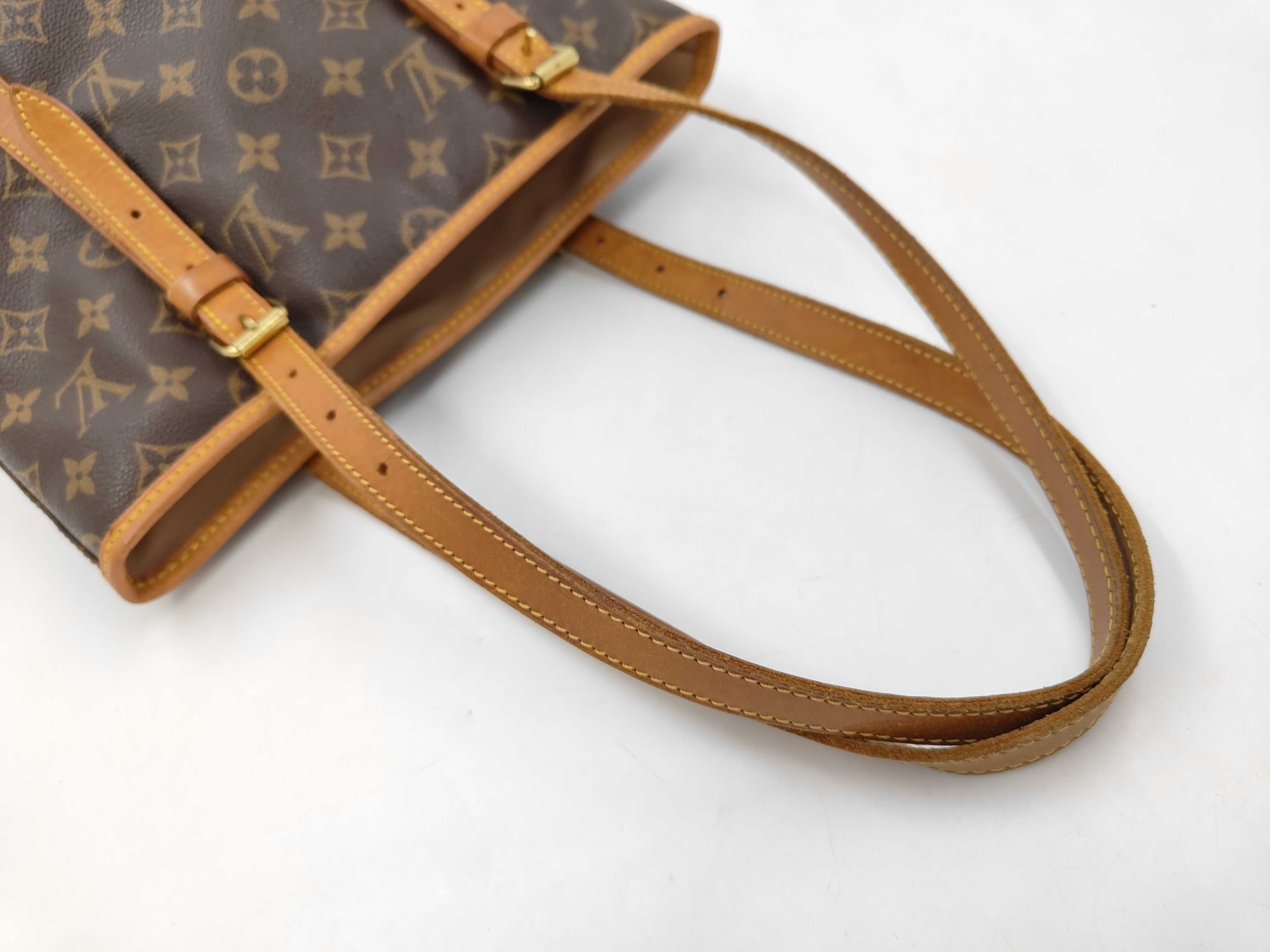 Monogram Louis Vuitton Monogram Bucket GM DK1077 Shoulder Bag — view 4