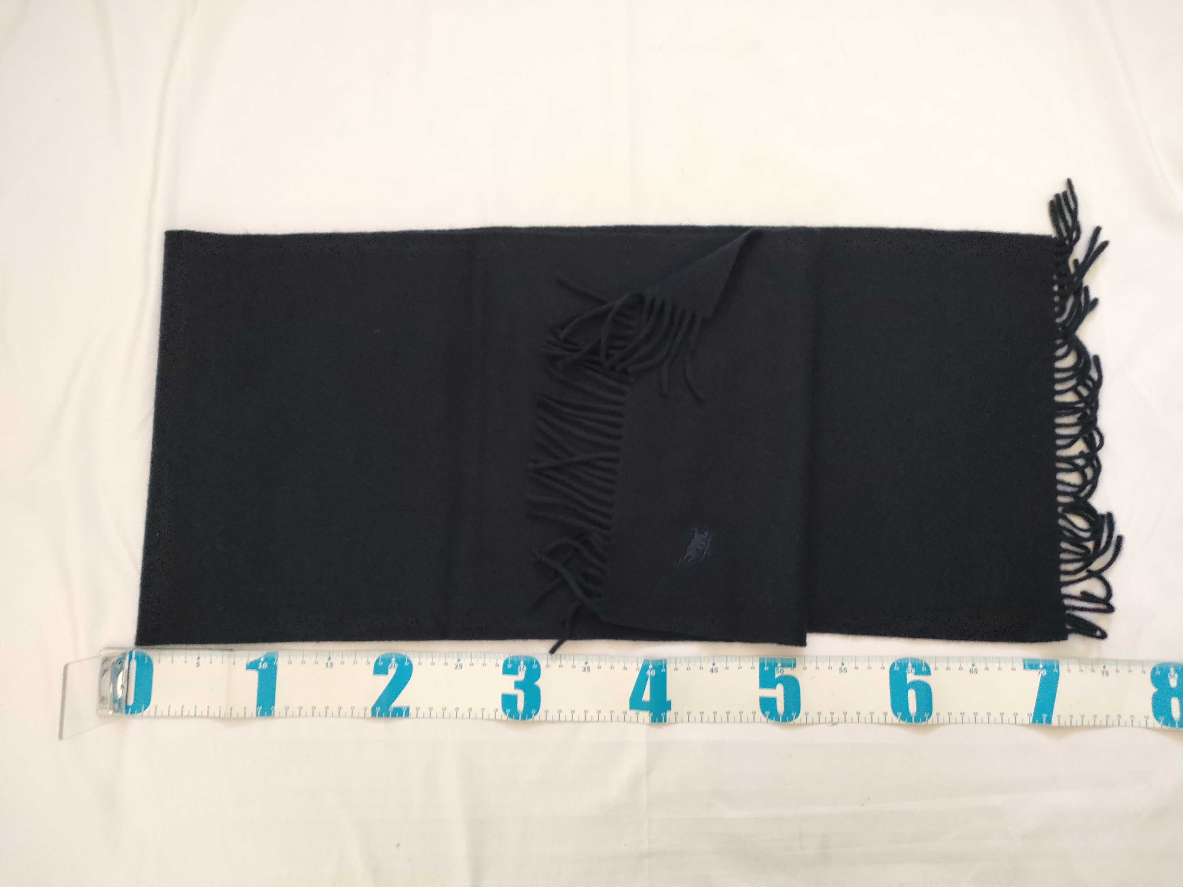 scarf, navy cashmere, other accessories. — view 2