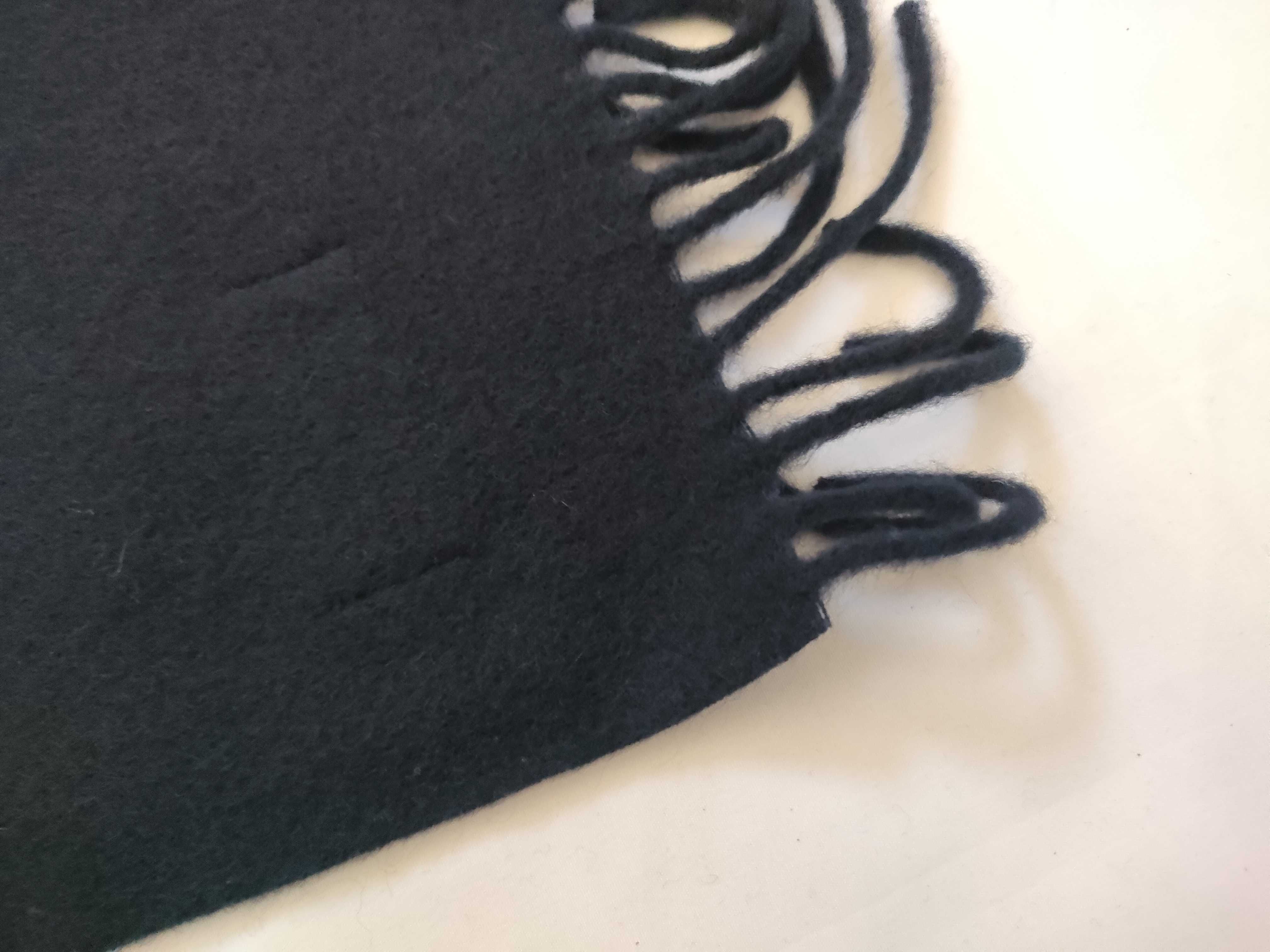 scarf, navy cashmere, other accessories. — view 6
